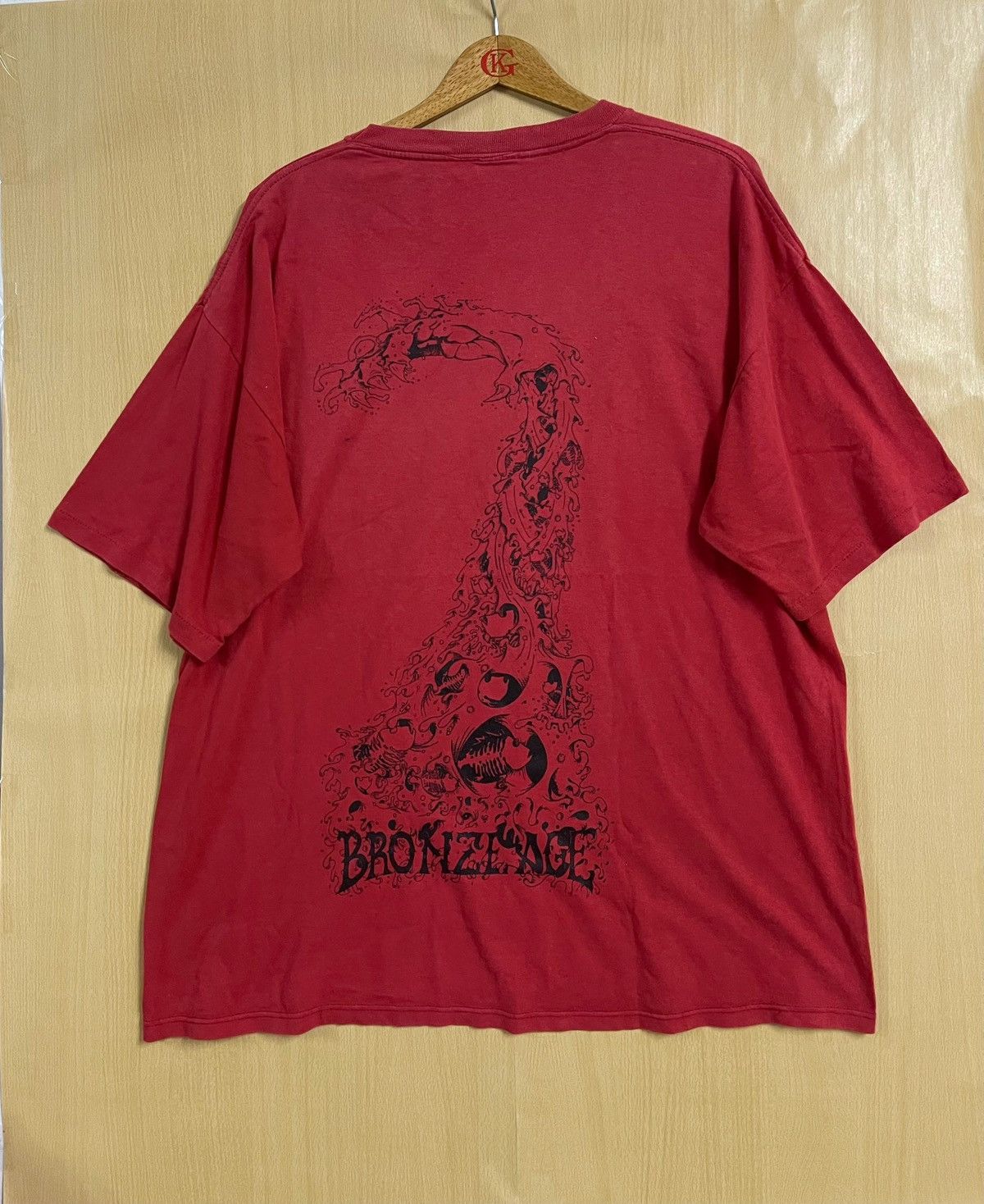 Powell Peralta × Vintage Vintage 90’s Bronze Age T shirt Skateboard Screaming Hand Size US XL / EU 56 / 4 - 9 Thumbnail