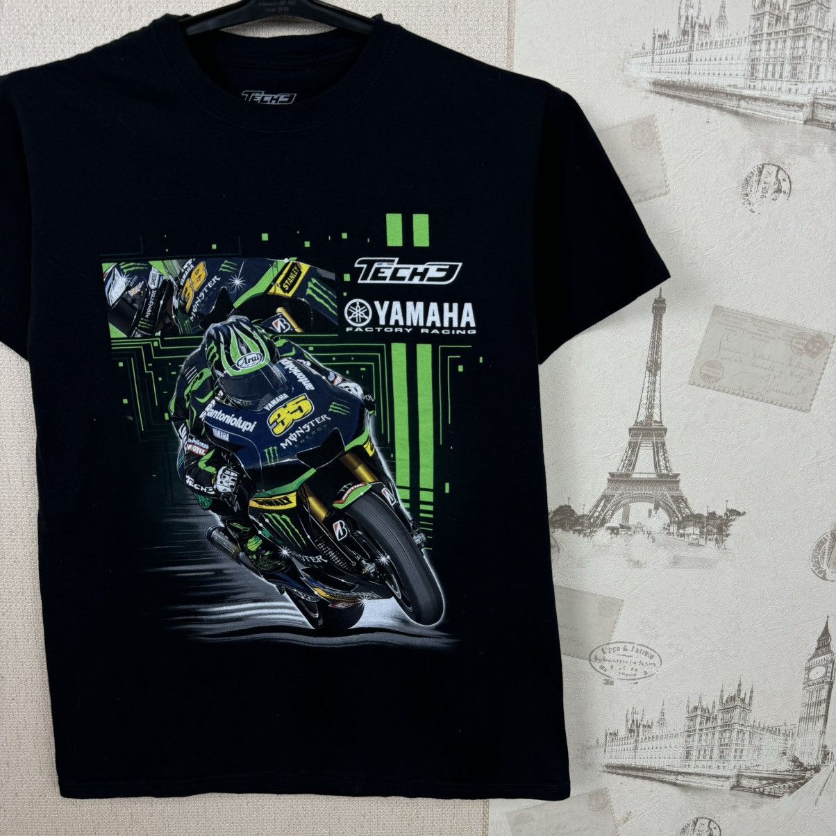 Yamaha Yamaha Tech3 T shirt Monster Energy Racing Moto M Black Men Size US M / EU 48-50 / 2 - 11 Thumbnail