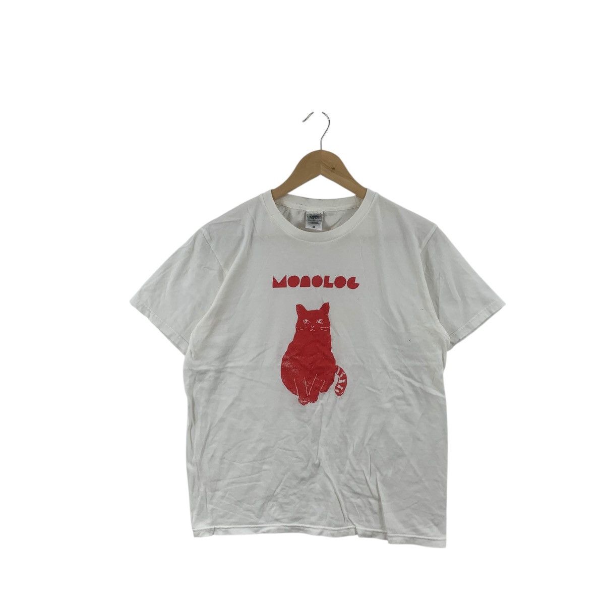 Anime ANIME MONOLOG CAT Illustration Artist Manga Tee Shirt Top Size M / US 6-8 / IT 42-44 - 1 Thumbnail