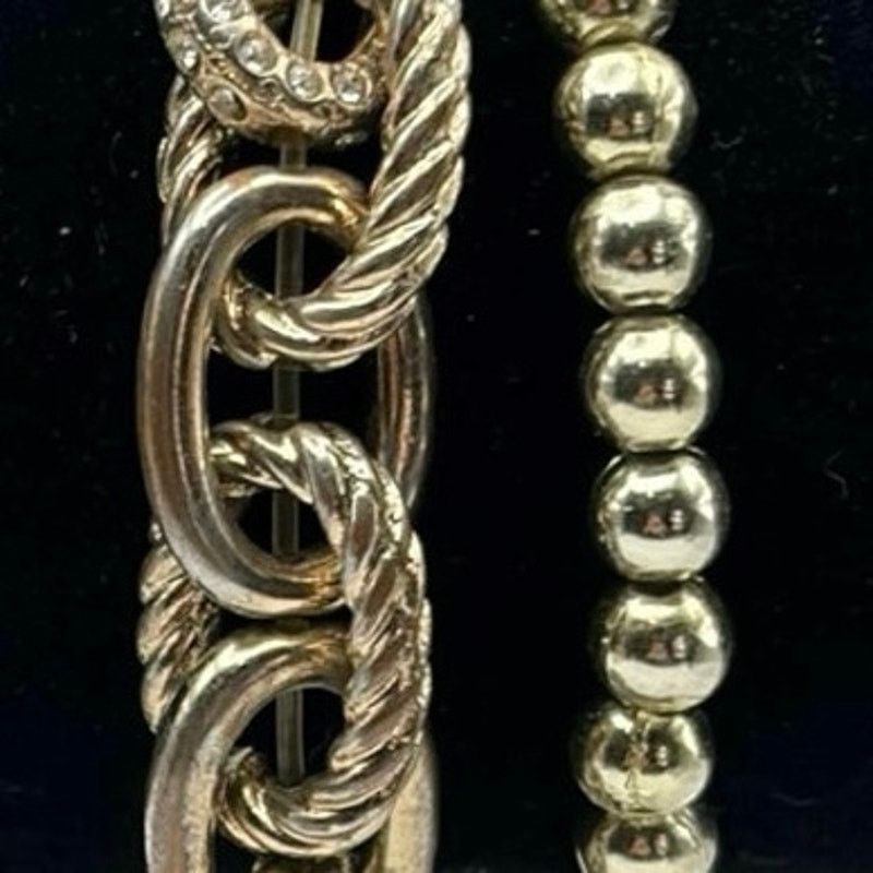Other 90s Gold Chain Bracelet Bundle Size ONE SIZE - 2 Thumbnail