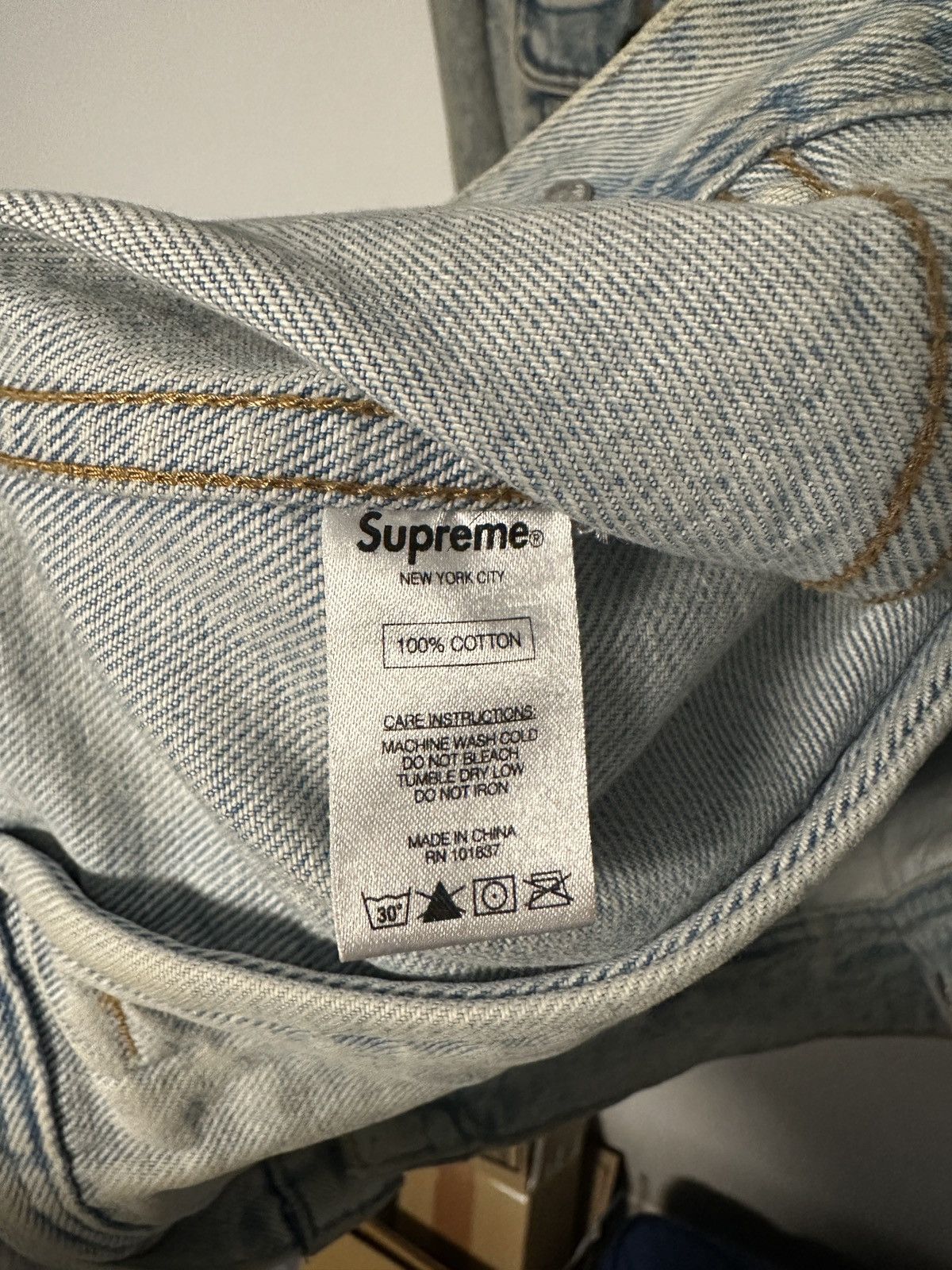 Supreme Supreme SS16 Denim Trucker Jacket (Very Rare) Size US M / EU 48-50 / 2 - 5 Thumbnail