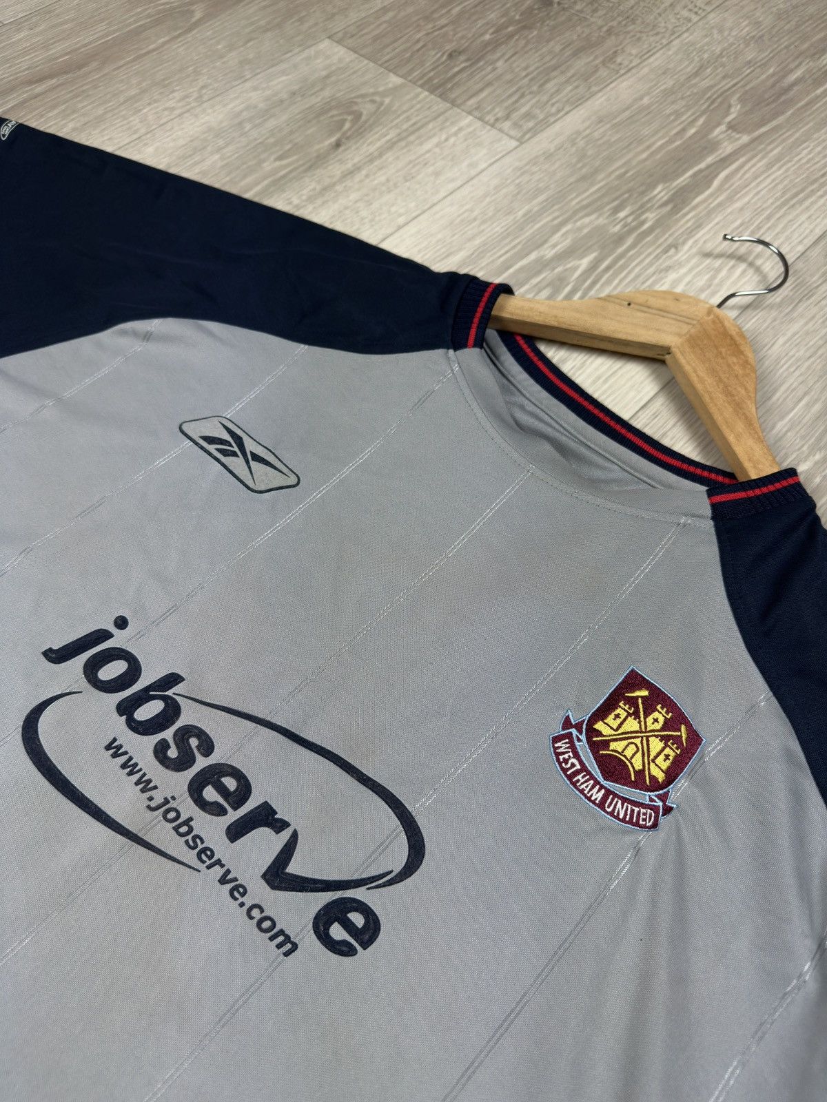Reebok Vintage Reebok West Ham United 2003-04 Soccer Jersey Shirt Size US XL / EU 56 / 4 - 4 Thumbnail