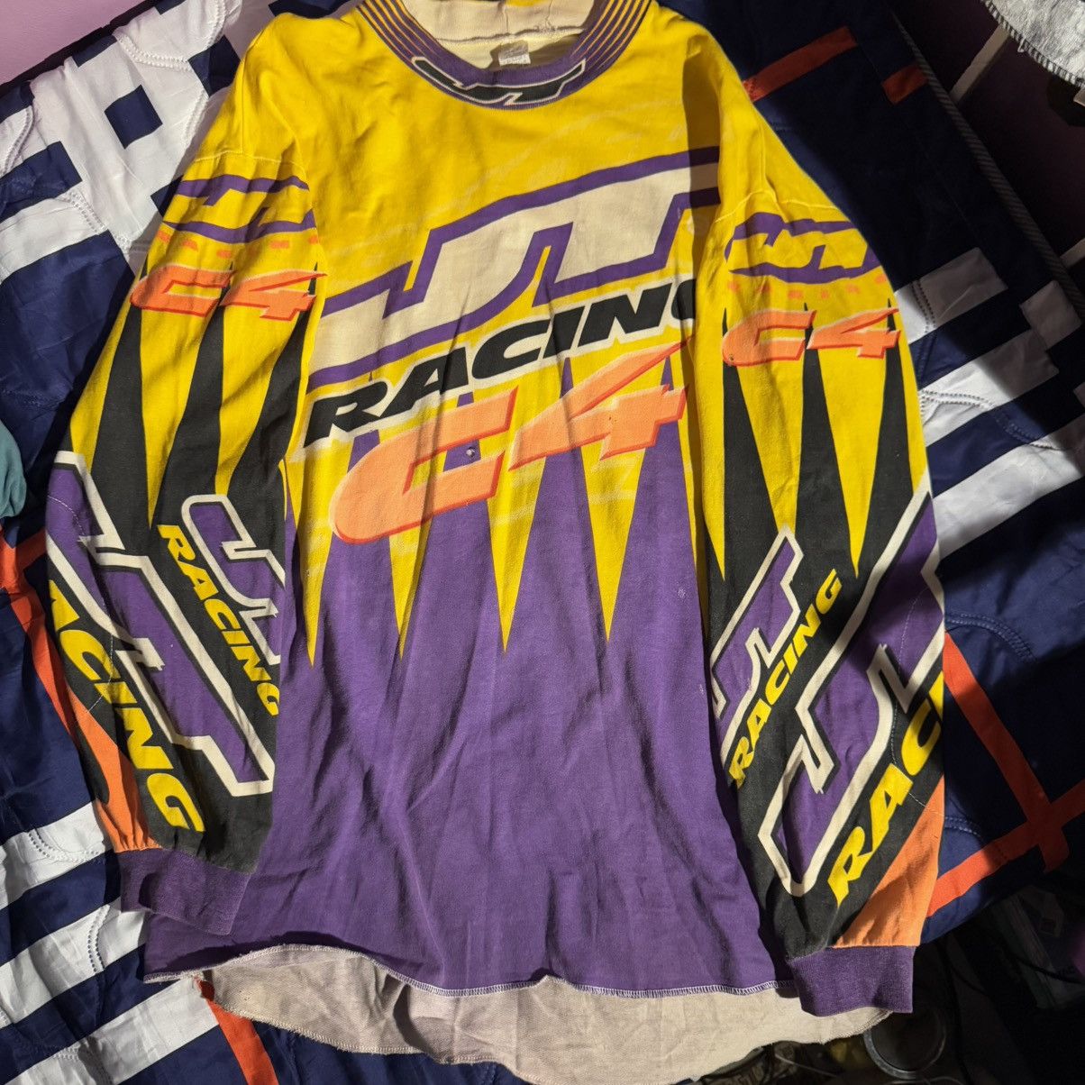 All Sport × Sports Specialties RARE ! VINTAGE JT RACING MX MOTOCROSS SPELLOUT Size US L / EU 52-54 / 3 - 1 Thumbnail