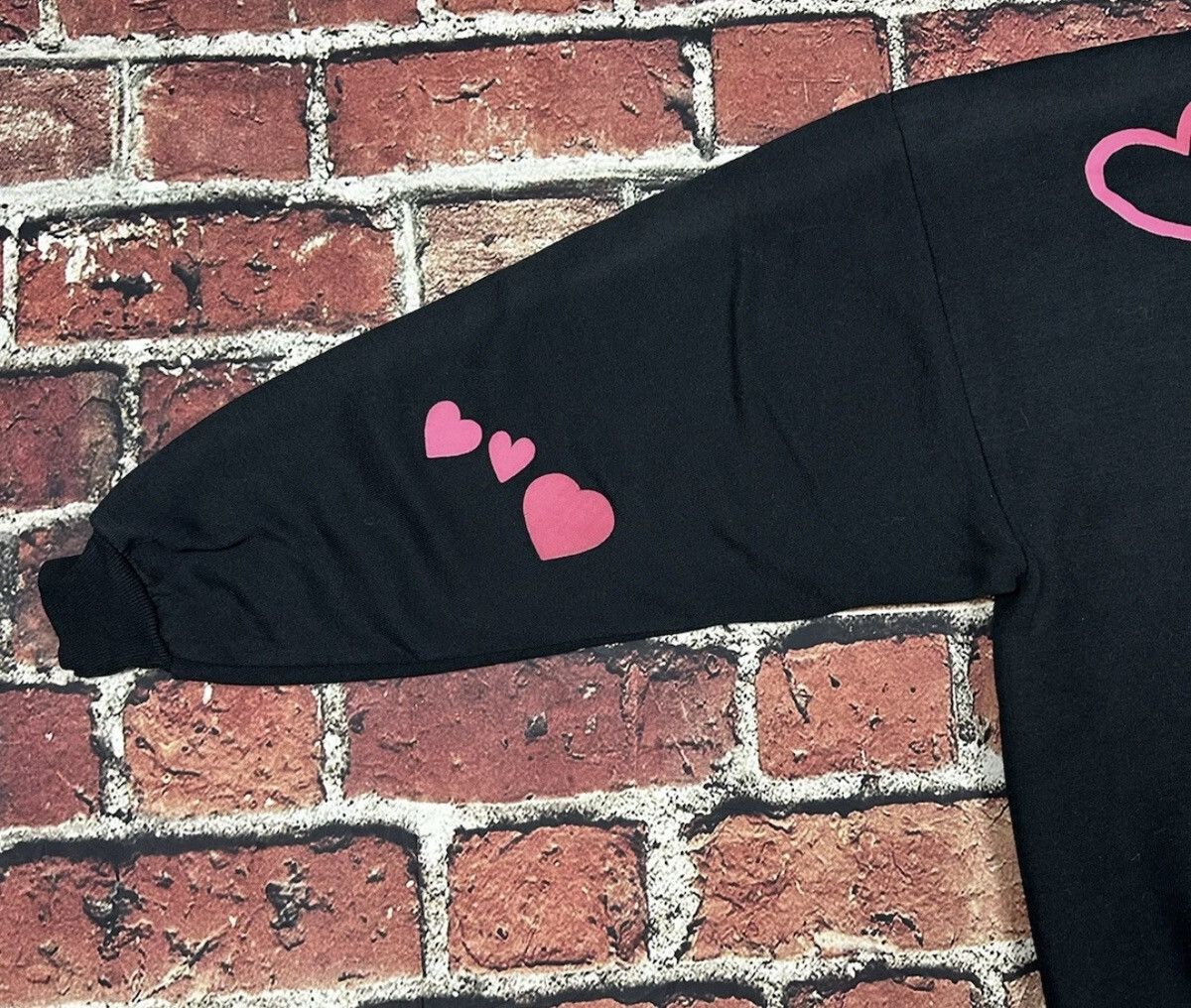 Vintage Vintage 90s Hearts Crewneck Sweatshirt All Over Print Size XL / US 12-14 / IT 48-50 - 5 Thumbnail