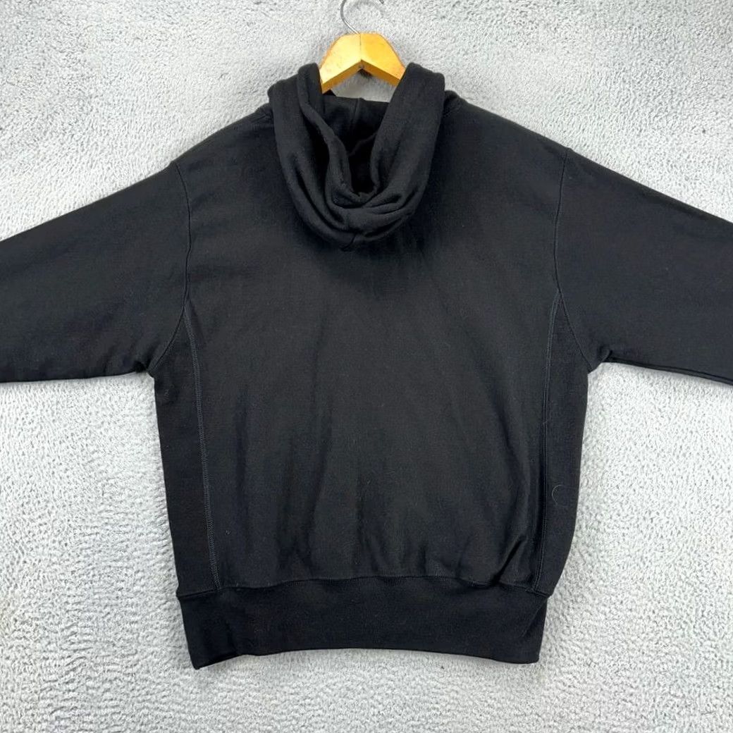 Champion Champion Reverse Weave Hoodie Sweatshirt Mens Medium Black Pullover Drawstring Pockets Logo Outdoor Size US M / EU 48-50 / 2 - 3 Thumbnail