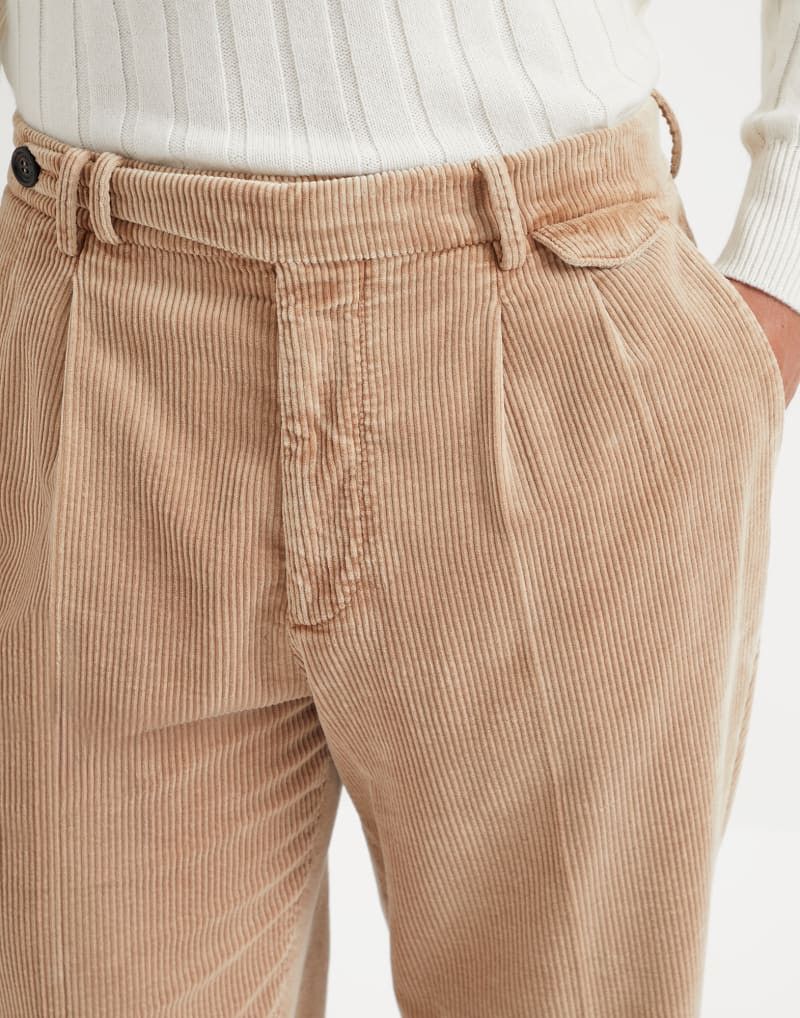 Brunello Cucinelli o1w1db10125 Pant in Beige Size US 38 / EU 54 - 3 Thumbnail