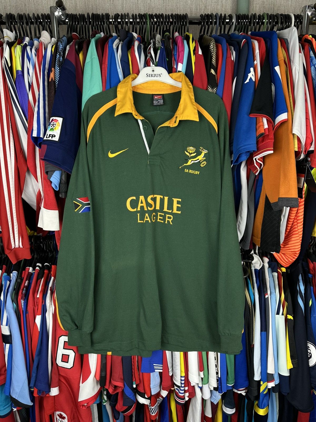 Nike Vintage 90's Nike South Africa Rugby Union L/S Jersey Shirt Size US M / EU 48-50 / 2 - 1 Thumbnail
