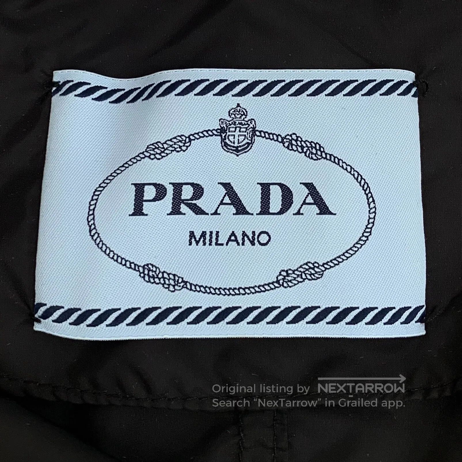 Prada Prada Black Nylon Multi-Pocket Single-Breasted Long Sleeve Size S / US 4 / IT 40 - 5 Thumbnail
