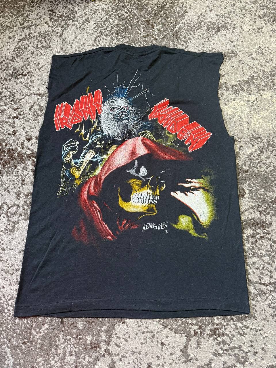Iron Maiden Vintage y2k Iron Maiden 90 A Real Live One Rock Tour custom Size US M / EU 48-50 / 2 - 5 Thumbnail