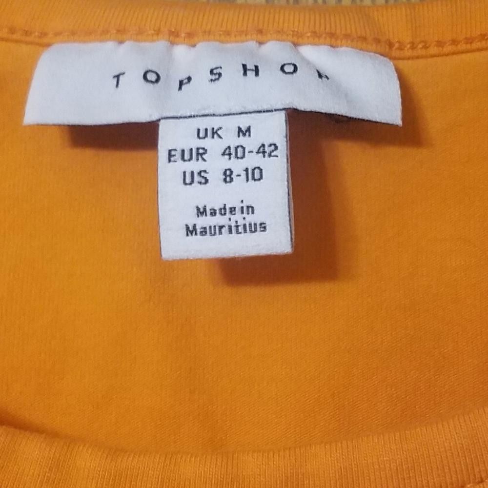 Topshop Topshop Orange Bodysuit Size 8-10 Size M / US 6-8 / IT 42-44 - 3 Thumbnail