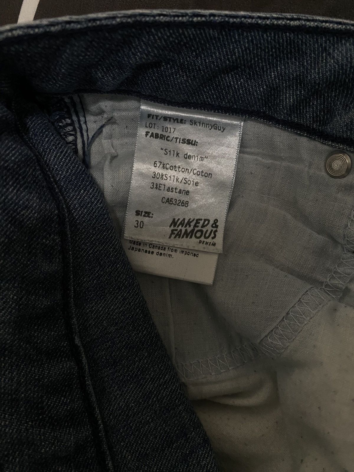 Japanese Brand × Naked & Famous Naked & Famous Skinny Jeans Size US 30 / EU 46 - 5 Thumbnail