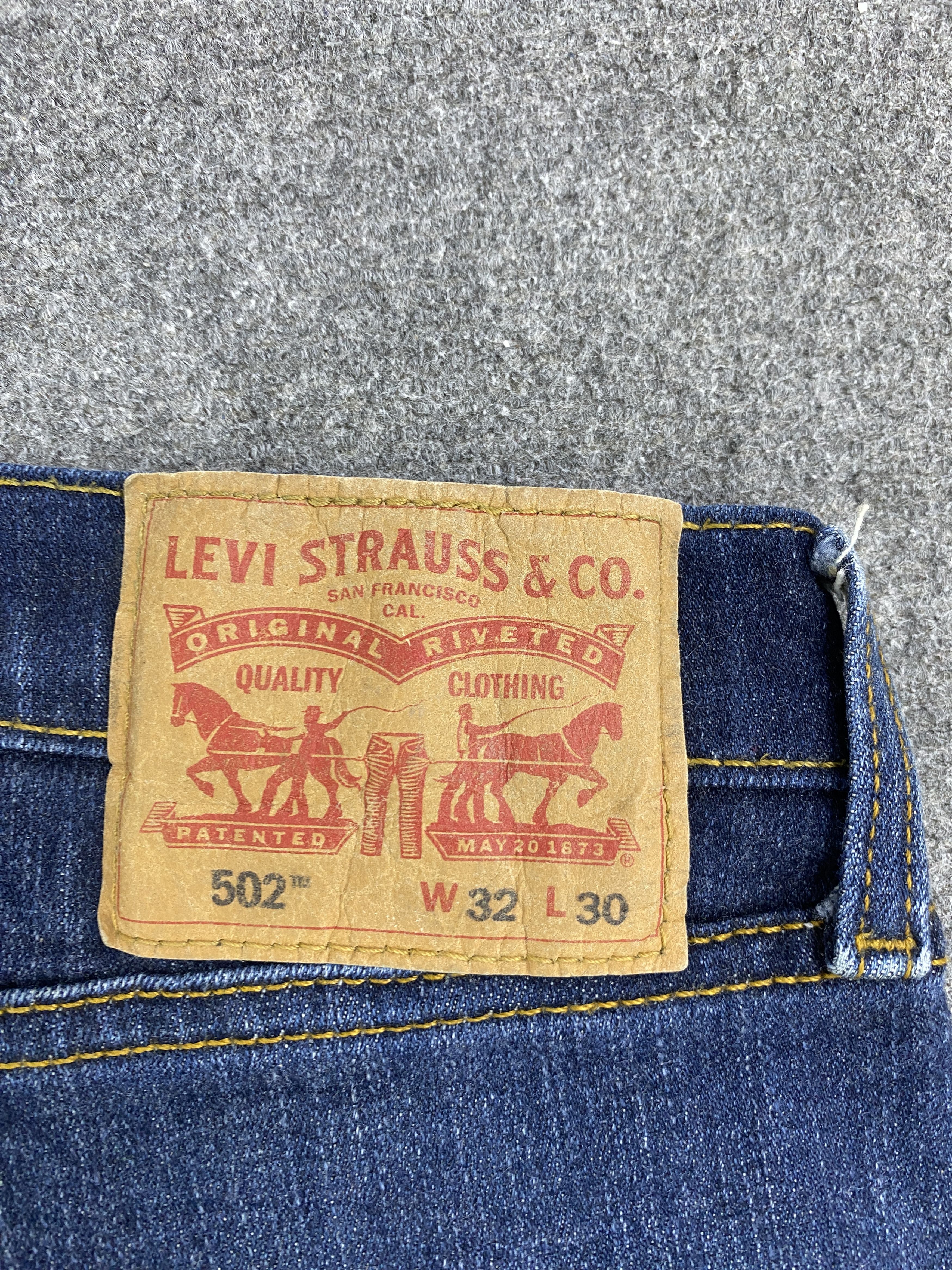 Levi's × Vintage Vintage Levis 502 Blue Faded Jeans Size US 28 / EU 44 - 5 Thumbnail