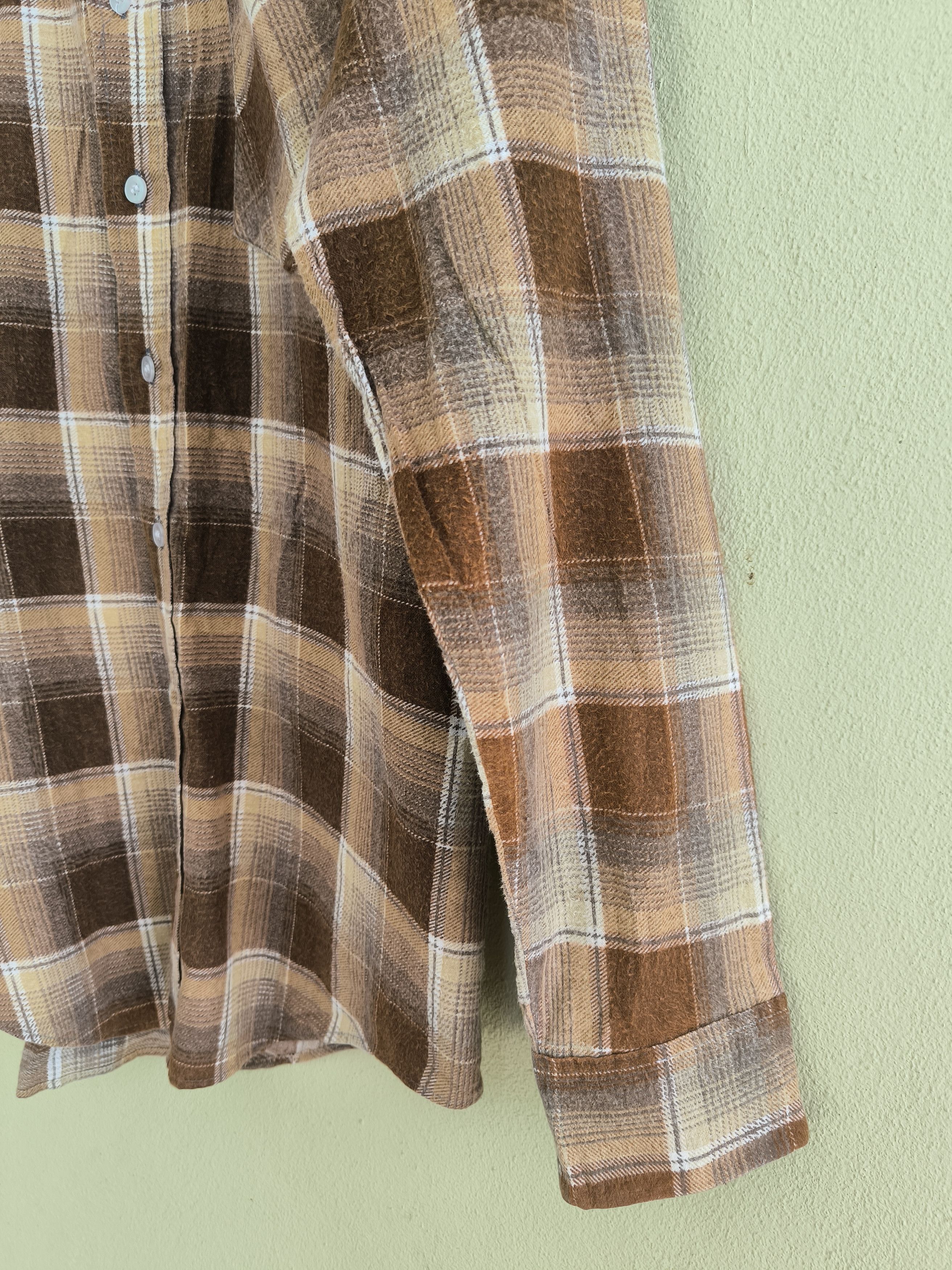 Flannel × Sears × Vintage Vtg SEARS flannel shirt Size US M / EU 48-50 / 2 - 4 Thumbnail
