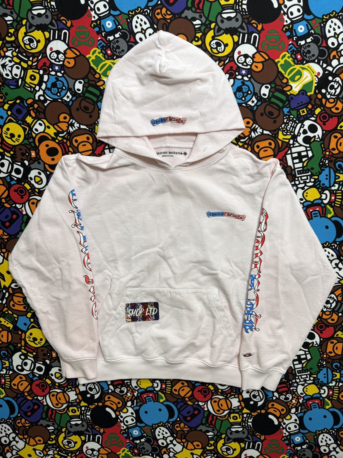 Chrome Hearts Chrome Hearts White USA Matty Boy Logo Pullover Hoodie Size US XL / EU 56 / 4 - 1 Thumbnail