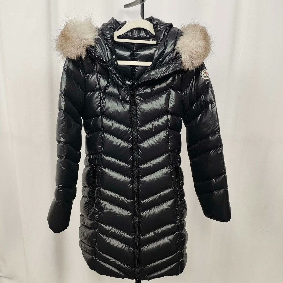 Moncler Moncler Down Long Black Down Jacket XS Women Size XS / US 0-2 / IT 36-38 - 1 Thumbnail