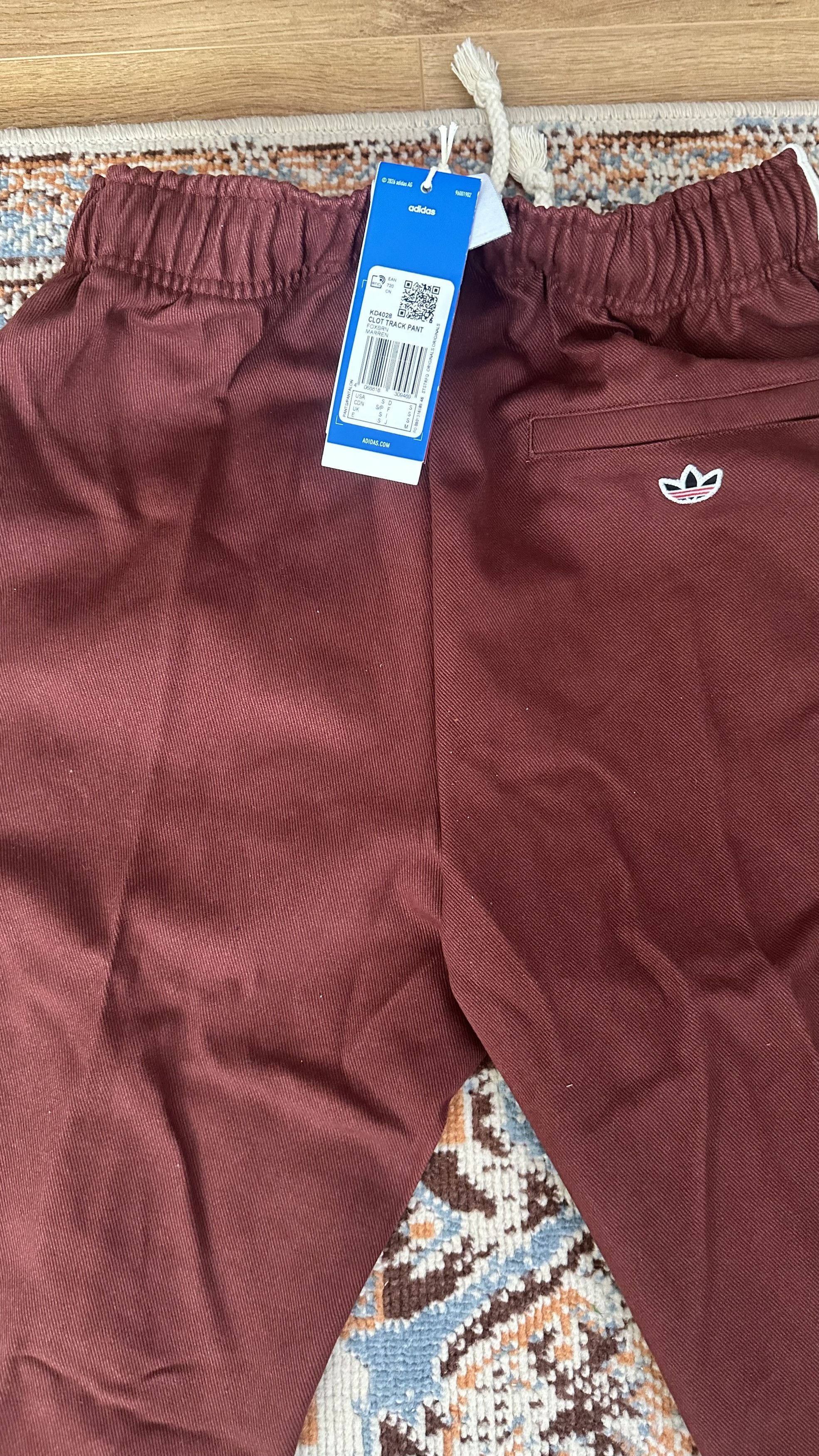 Adidas × CLOT adidas x CLOT Edison Chen Track Pant Fox Brown S Size US 29 - 6 Thumbnail