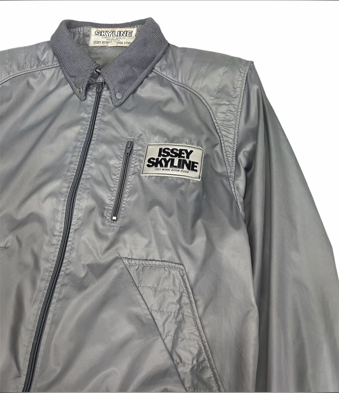 Issey Miyake SUPER RARE🔥1982 Issey Miyake Skyline NY Bomber Jacket Size US M / EU 48-50 / 2 - 2 Thumbnail