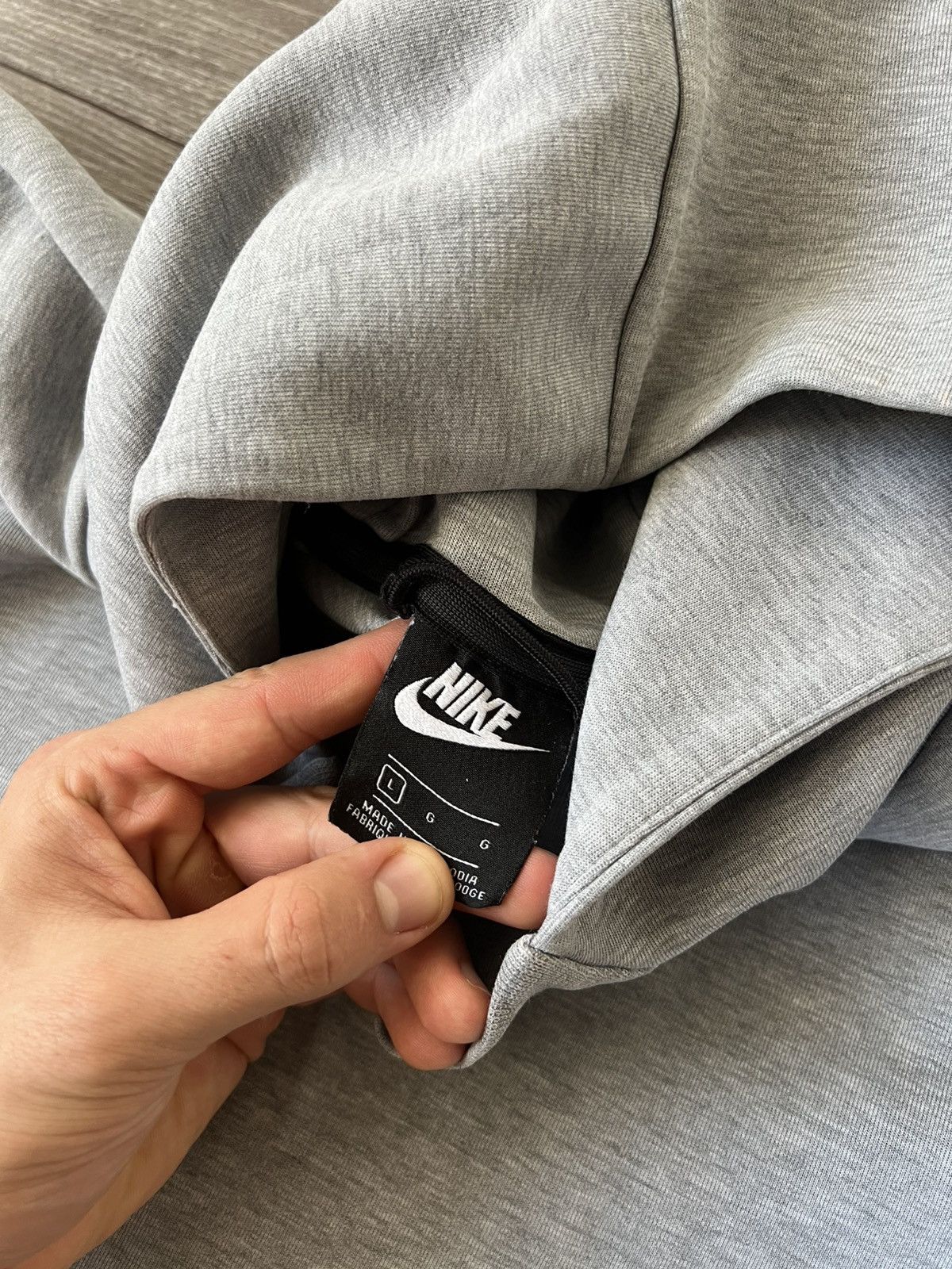 Nike ‼️Nike Tech Fleece Rare Grey Hoodie‼️ Size US L / EU 52-54 / 3 - 11 Thumbnail
