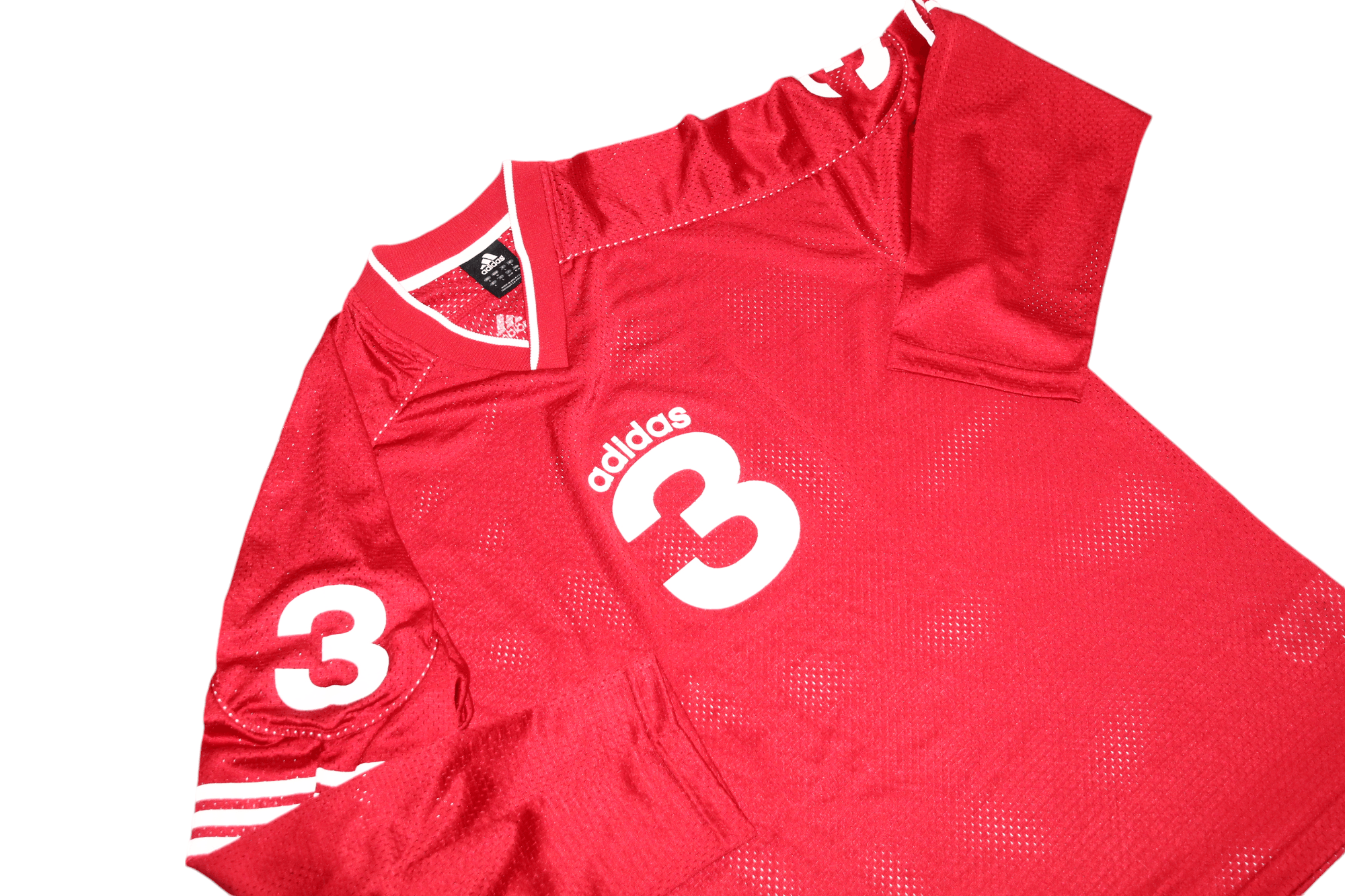 Adidas VTG Adidas #3 AdiTeam Hockey V-neck Mesh Jersey Size US L / EU 52-54 / 3 - 7 Thumbnail