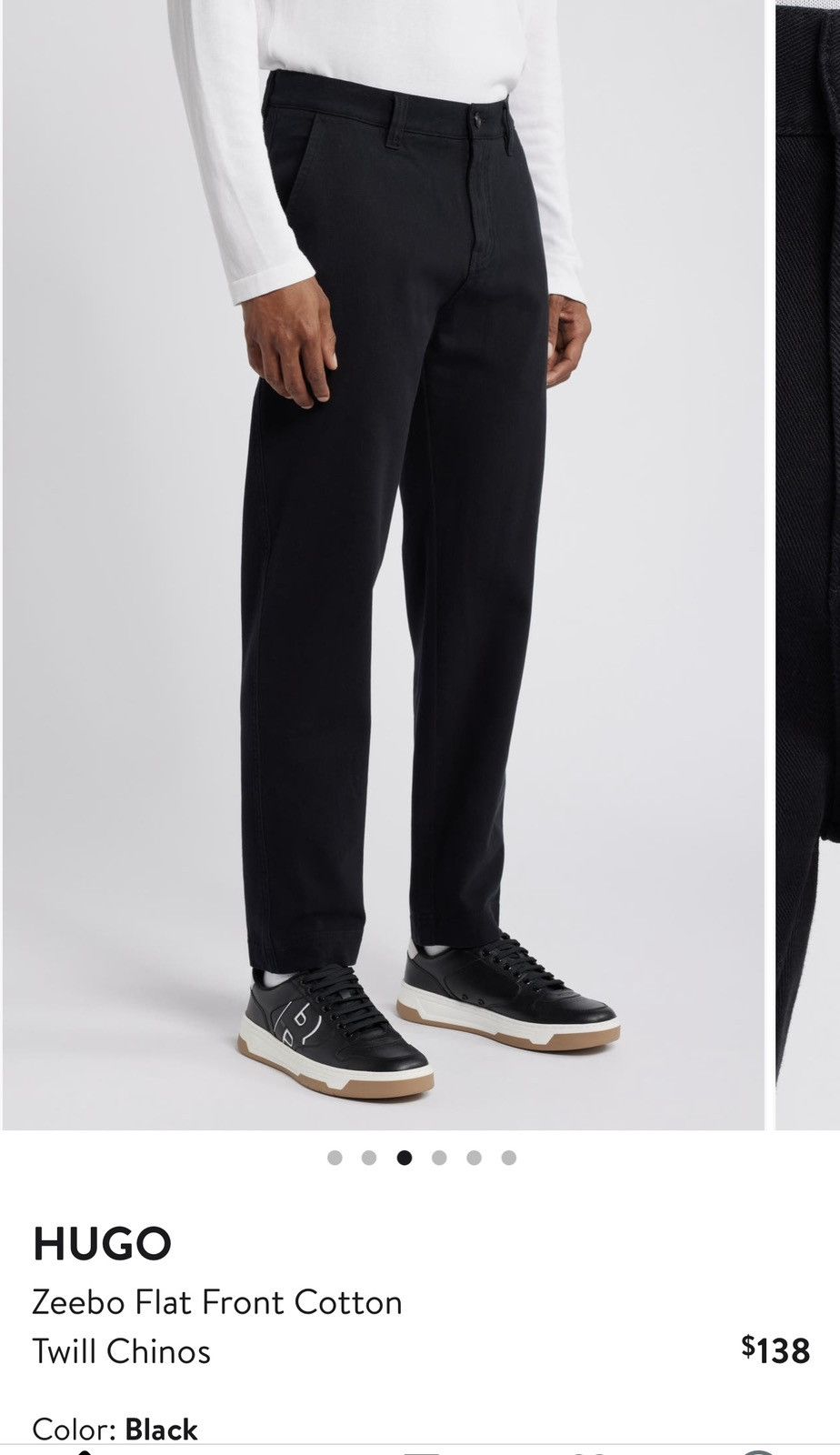 Hugo Boss Hugo boss mens black pants Zeebo New 32x32 Size US 32 / EU 48 - 11 Thumbnail
