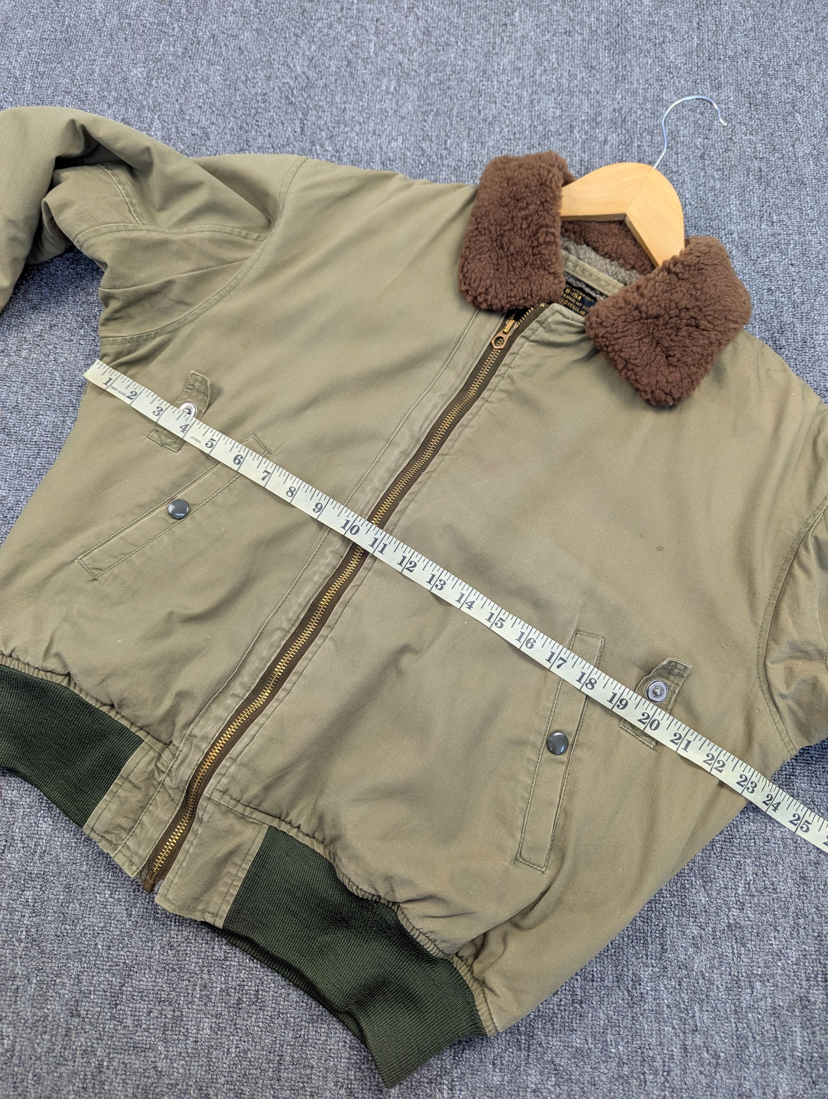 Vintage Vintage B-15A Houston Military Bomber Flight Jacket Size US M / EU 48-50 / 2 - 21 Thumbnail