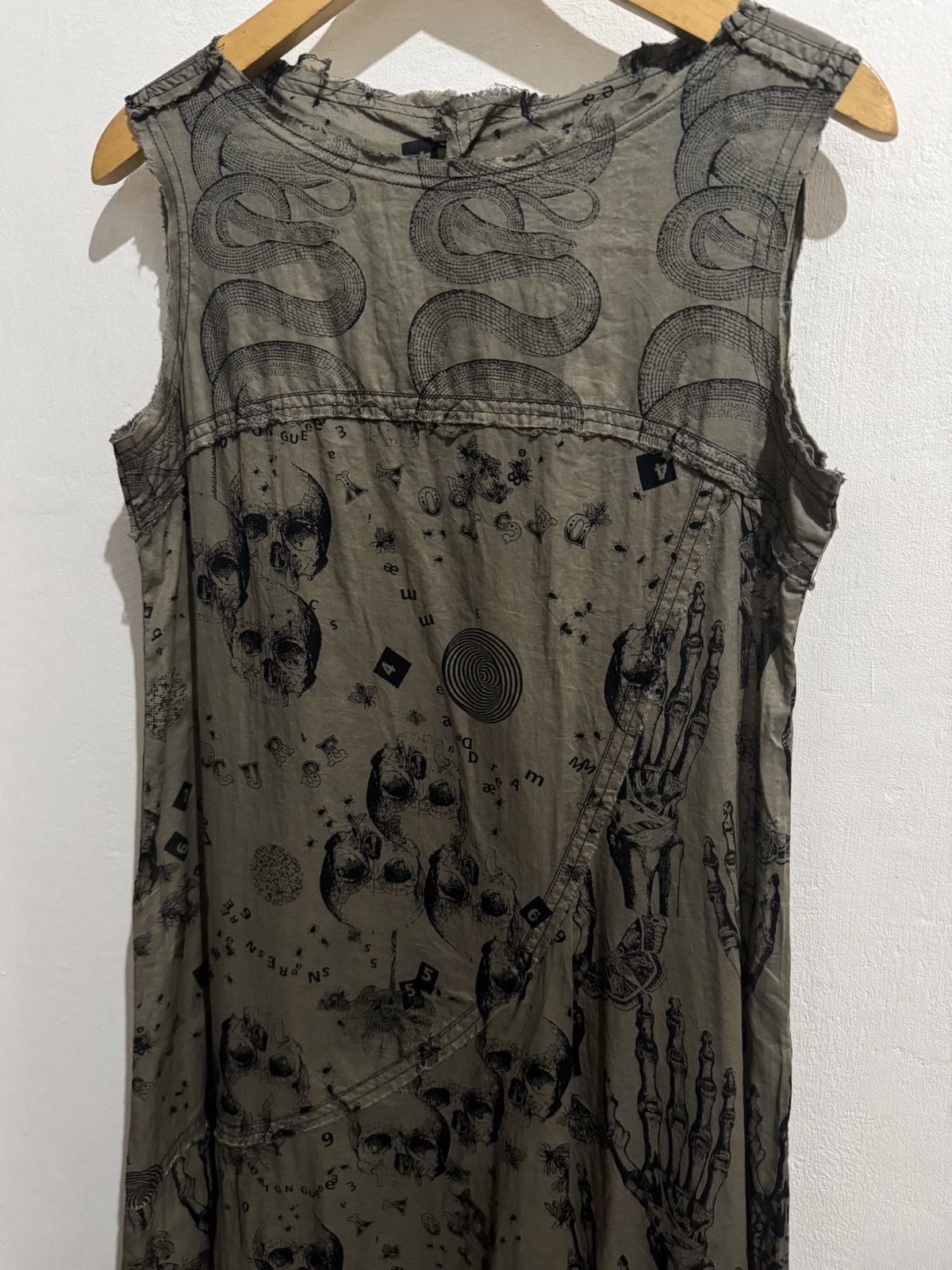 Hysteric Glamour Vintage Hysteric Glamour Snake Skull Sleevess Dres Size M / US 6-8 / IT 42-44 - 7 Thumbnail