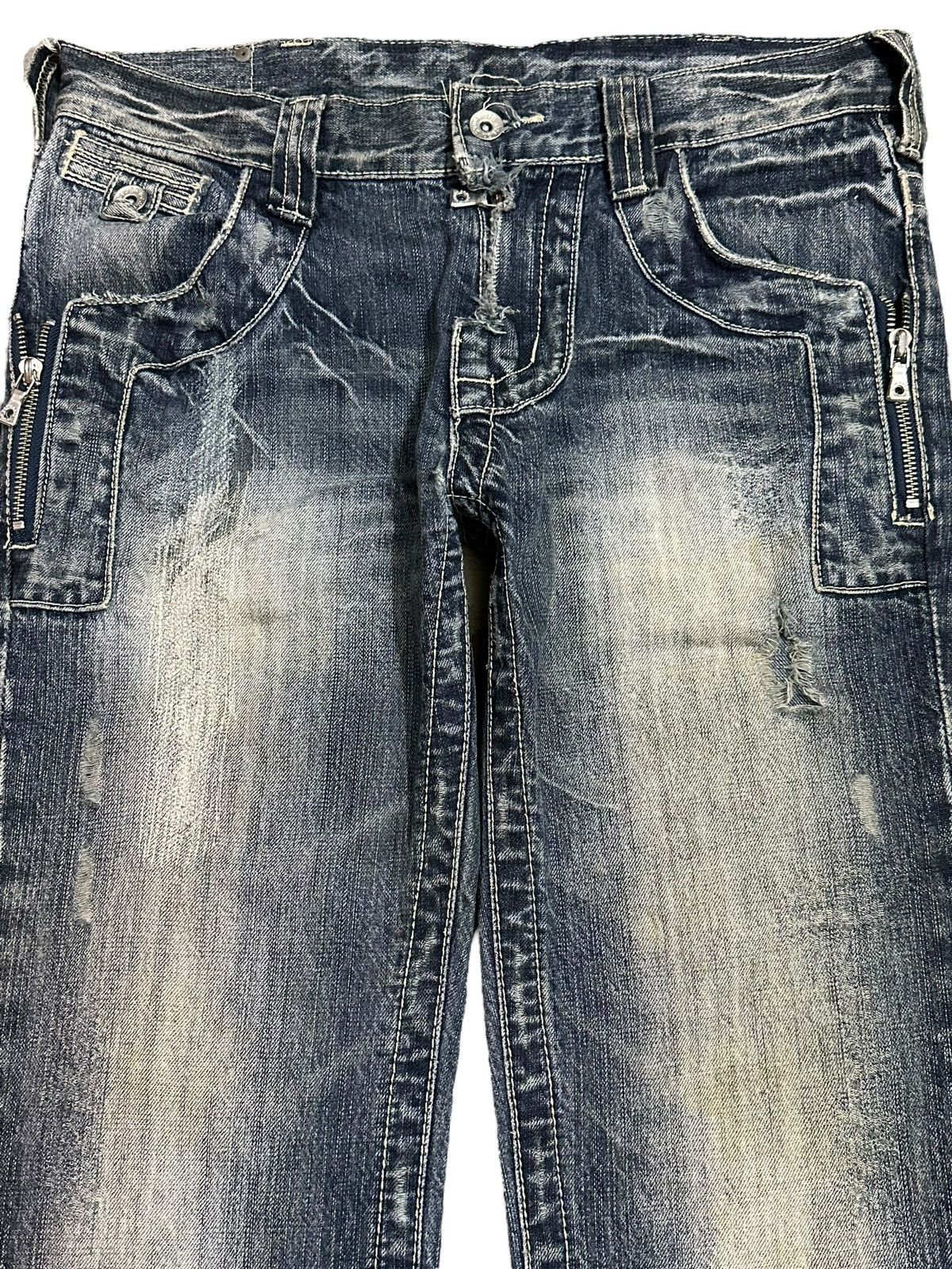 semanticdesign Vintage Japan Semantic Design Avant Garde Style Jeans Size US 32 / EU 48 - 3 Thumbnail