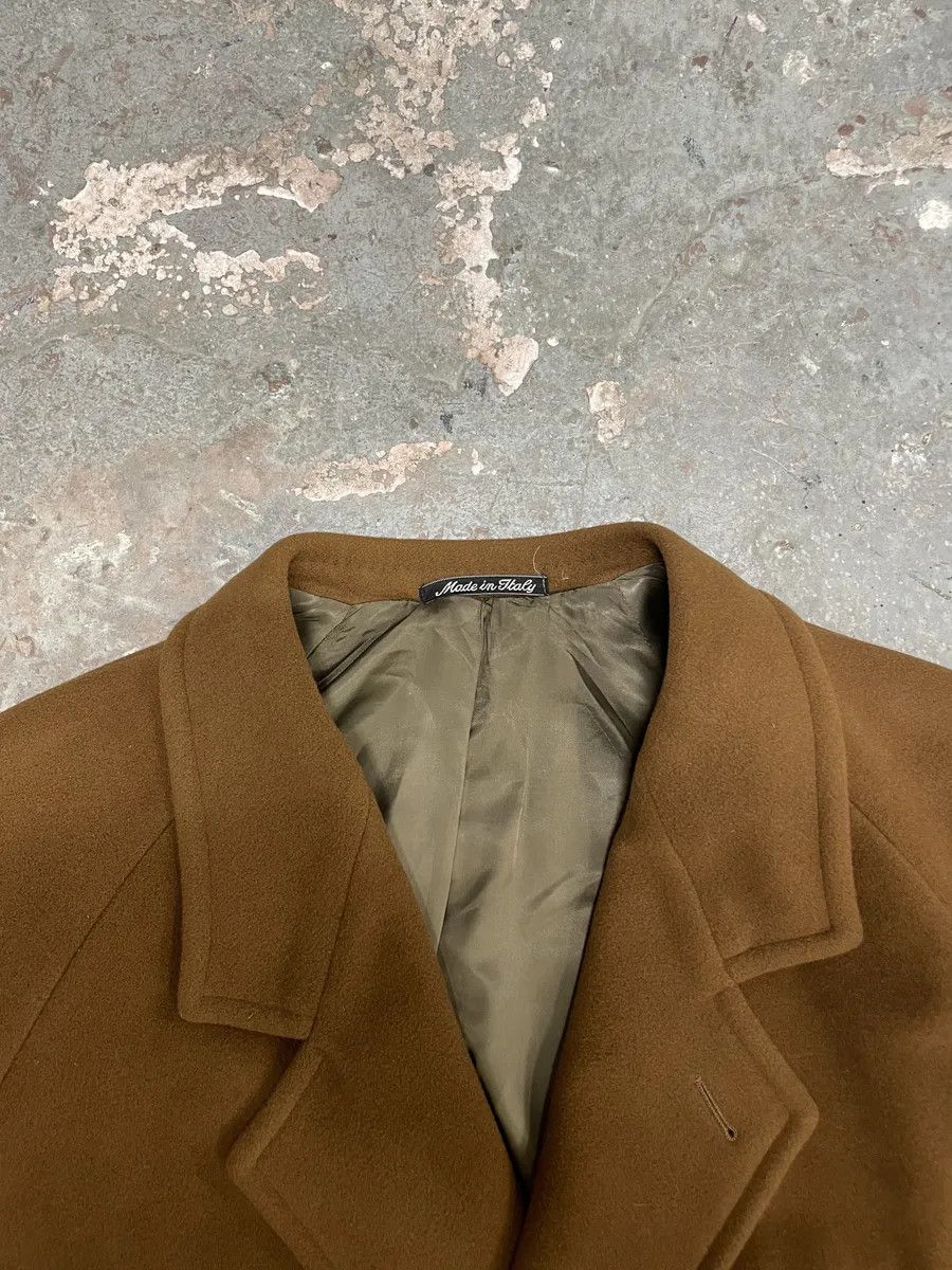 Emporio Armani 1990s Emporio Armani Camel Wool Trench Coat Size US L / EU 52-54 / 3 - 10 Thumbnail
