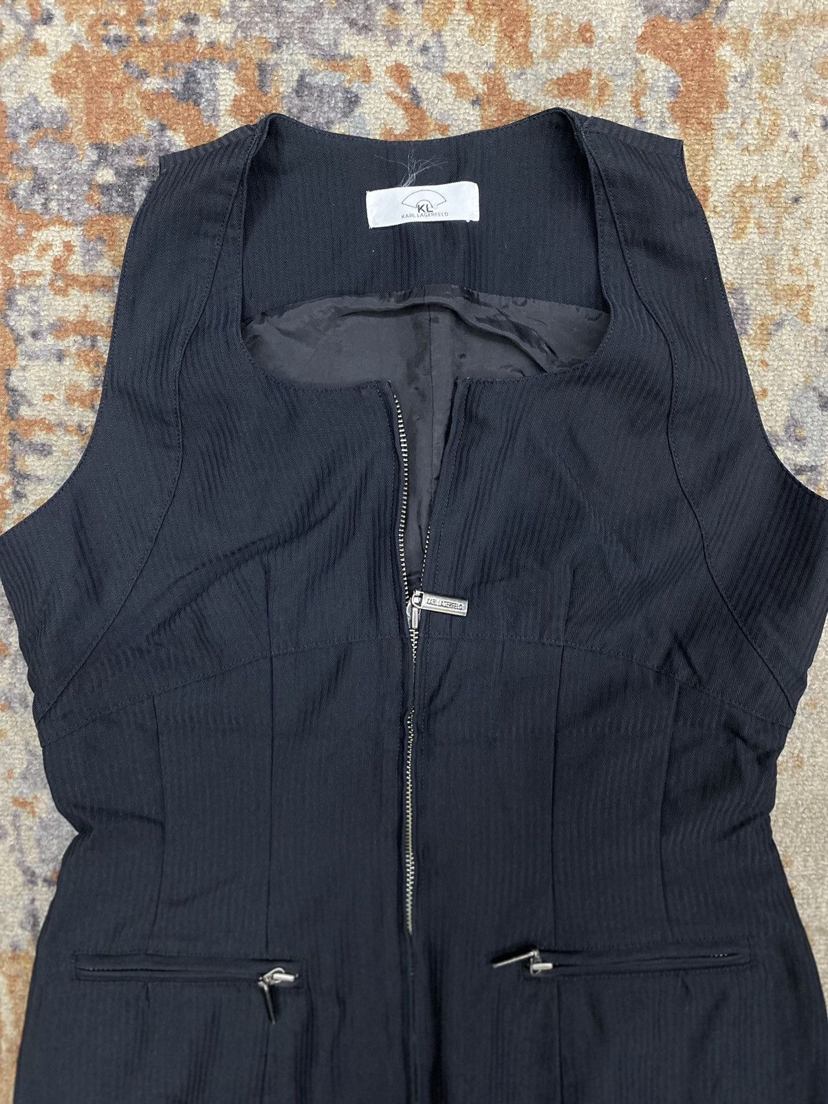 If Six Was Nine × Japanese Brand × Karl Lagerfeld vintage mini dress karl lagerfeld Size S / US 4 / IT 40 - 4 Thumbnail
