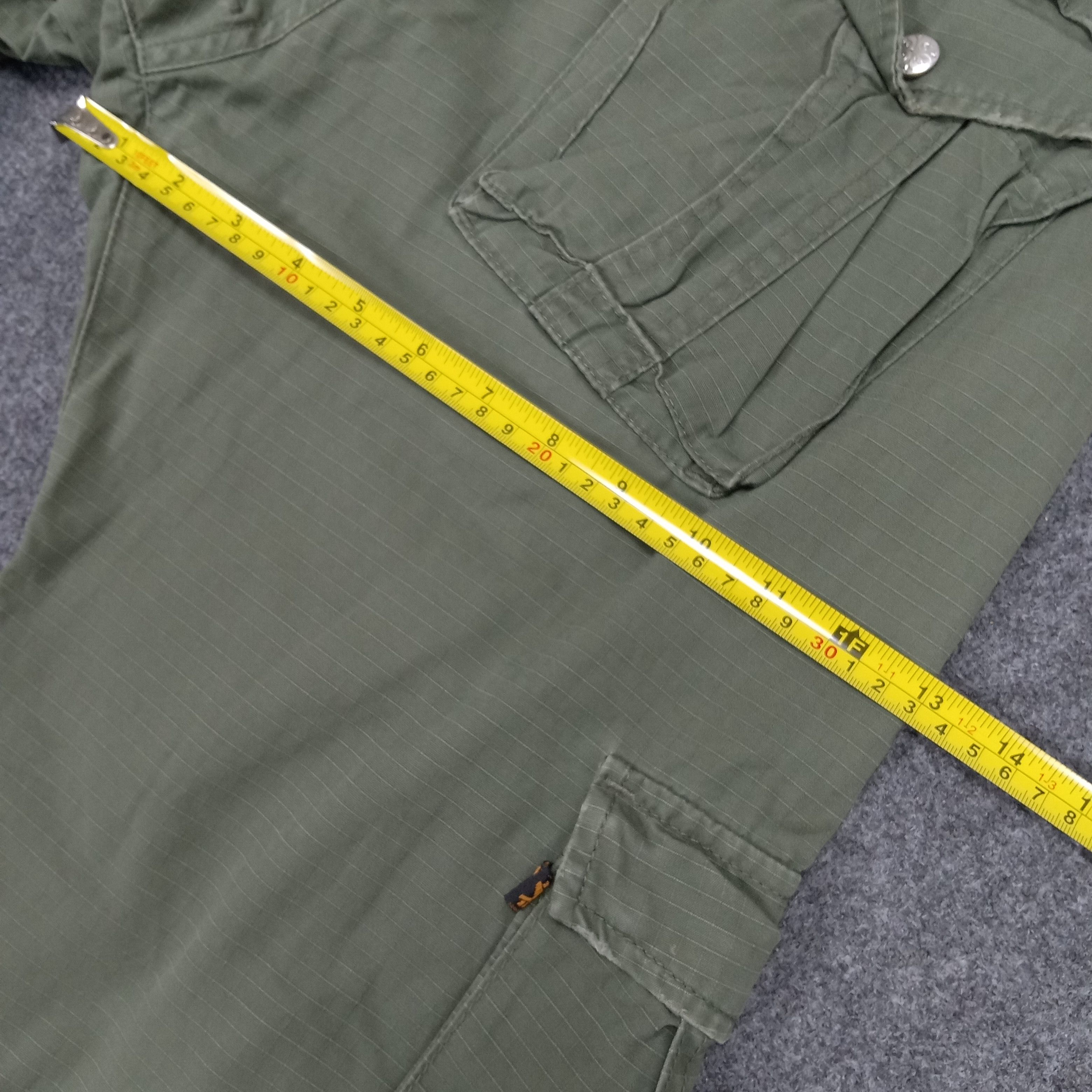 Alpha Industries × Vintage Alpha Industries Military Style Cargo Pants Size US 31 - 12 Thumbnail