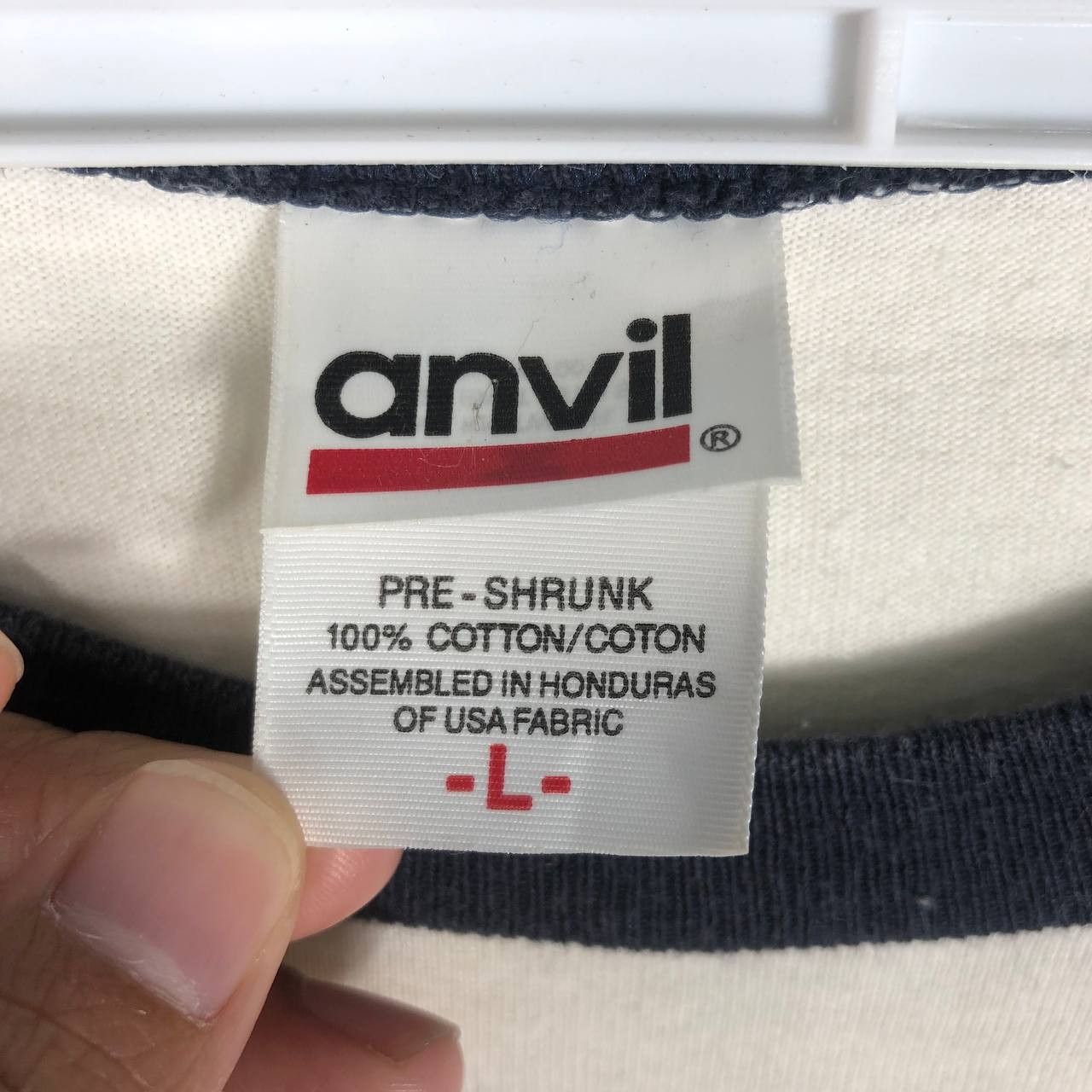 Anvil × Japanese Brand × Vintage Vintage Y2K 3Q Airborne T-shirt Size US L / EU 52-54 / 3 - 6 Thumbnail