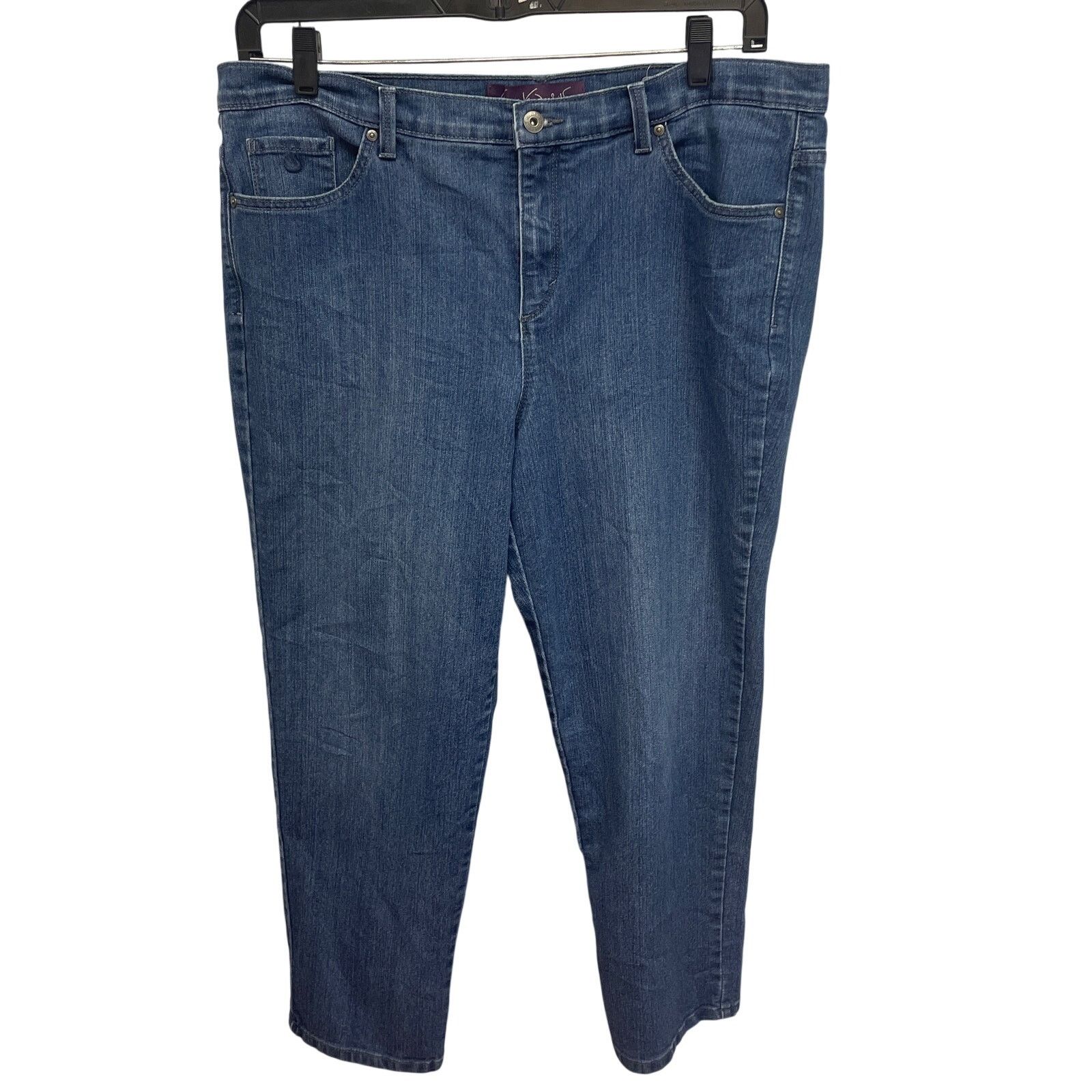 Gloria Vanderbilt Gloria Vanderbilt 18W Cotton Straight Leg Denim Jeans Size 38" / US 16 / IT 52 - 1 Thumbnail
