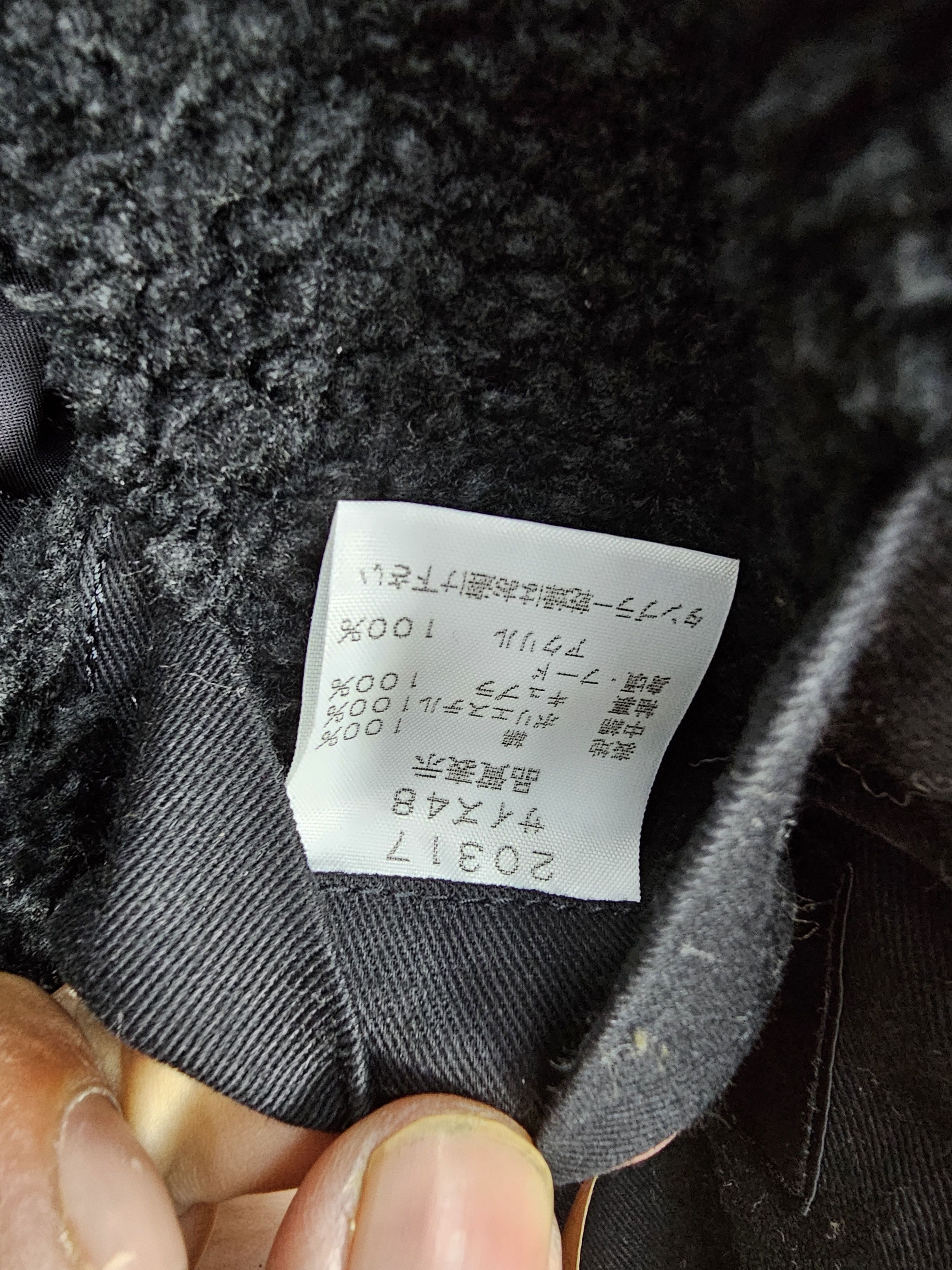 Japanese Brand × Shellac SHELLAC Riri Zipper Waxed Cotton Bomber Sherpa Jacket J0069 Size US M / EU 48-50 / 2 - 17 Thumbnail