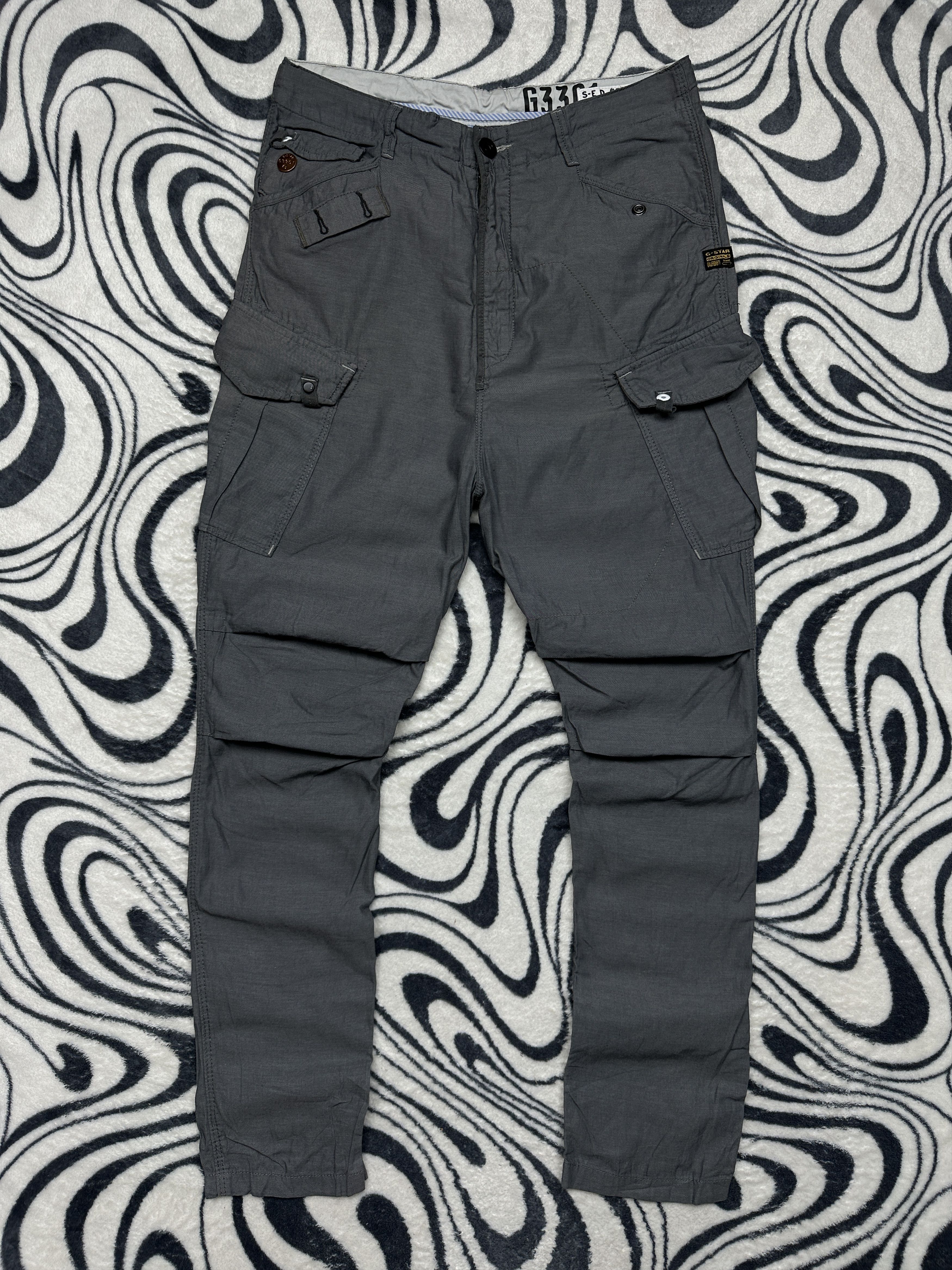 G-Star G Star Raw Rovic Laundry Loose Tapered Womens Cargo Pants Size 27" / US 4 / IT 40 - 1 Thumbnail