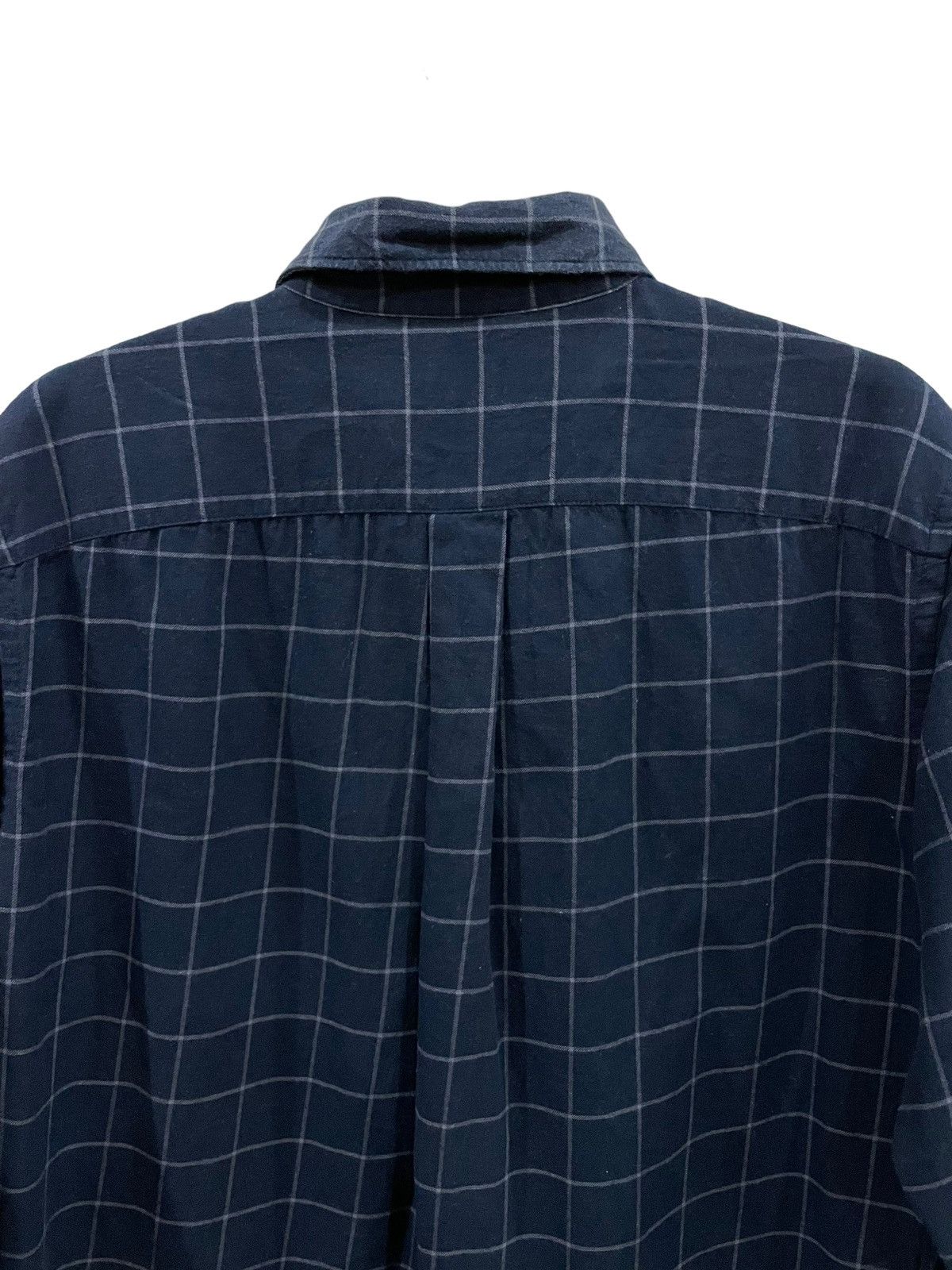Japanese Brand × Uniqlo Vintage Uniqlo Travis Scott Style Tartan Plaid Flannel Size US M / EU 48-50 / 2 - 8 Thumbnail