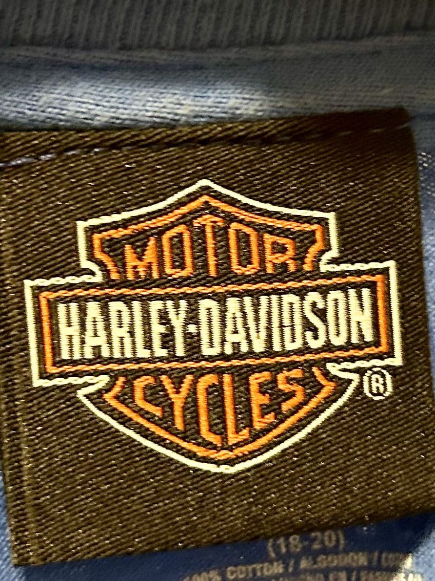 Harley Davidson Y2K Vintage Empire Harley Davidson Tee Size US XL / EU 56 / 4 - 3 Thumbnail