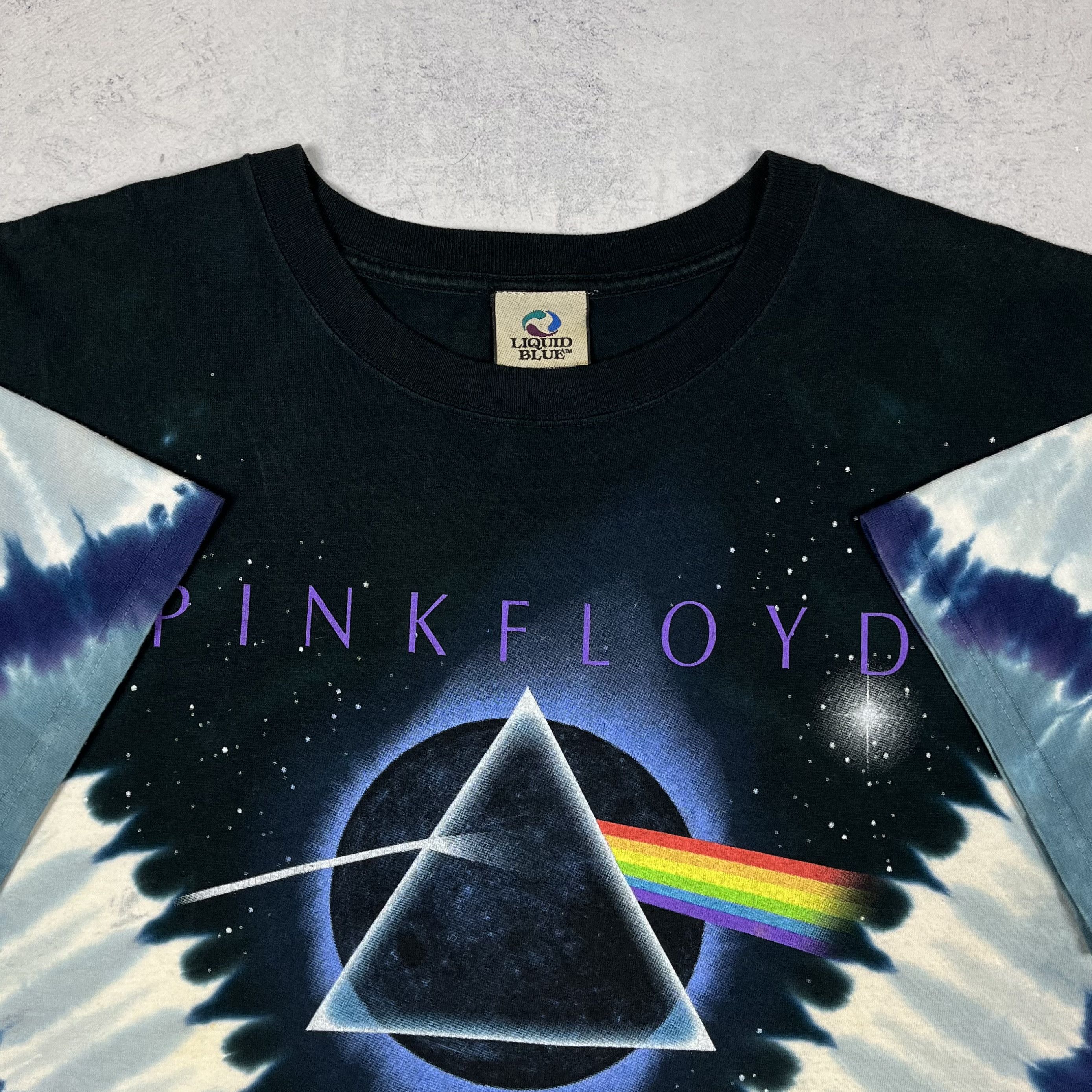 Liquid Blue Vintage Pink Floyd Liquid Blue Rock Band T Shirt 90’s Size US XL / EU 56 / 4 - 6 Thumbnail