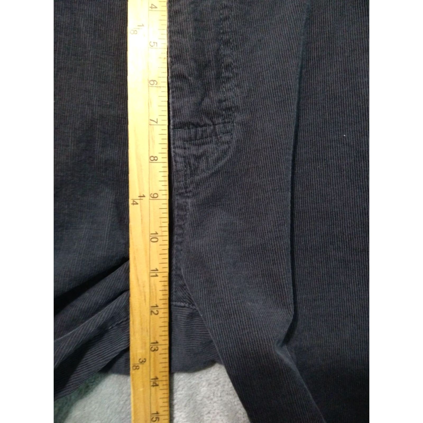 Prana PrAna Pants Mens 38x32 Gray Saxton Corduroy Straight Leg Stretch Mid Rise Pants Size US 38 / EU 54 - 3 Thumbnail