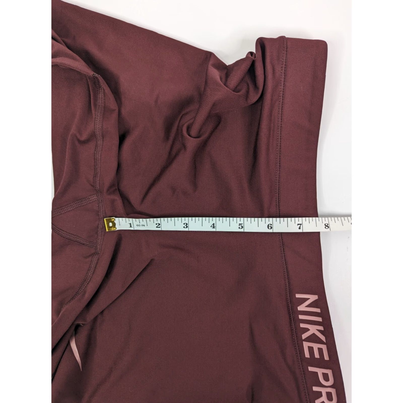 Nike Nike Pro Leggings Womens Medium Tights Sport Red Elastic Compression Athletic Training Activewear Fall Spring Summer Winter Size 32" / US 10 / IT 46 - 7 Thumbnail