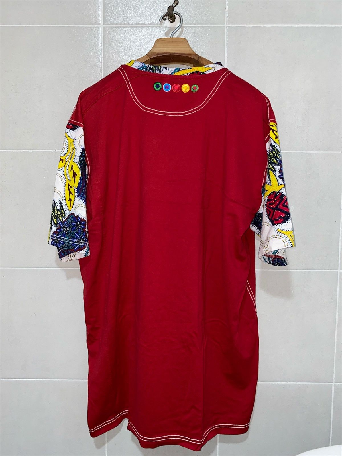 Coogi Coogi oversize spellout tribal sleeve tee Size US XXL / EU 58 / 5 - 4 Thumbnail