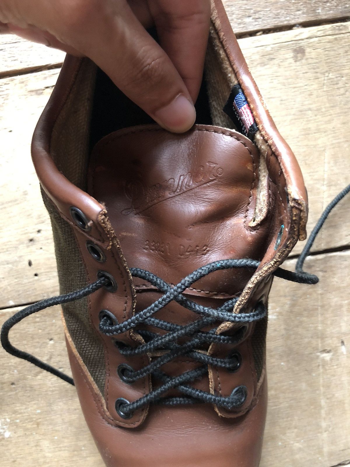 Danner Danner LT III Lo Cedar utility hiking boot USA made Size US 6.5 / EU 39-40 - 7 Thumbnail