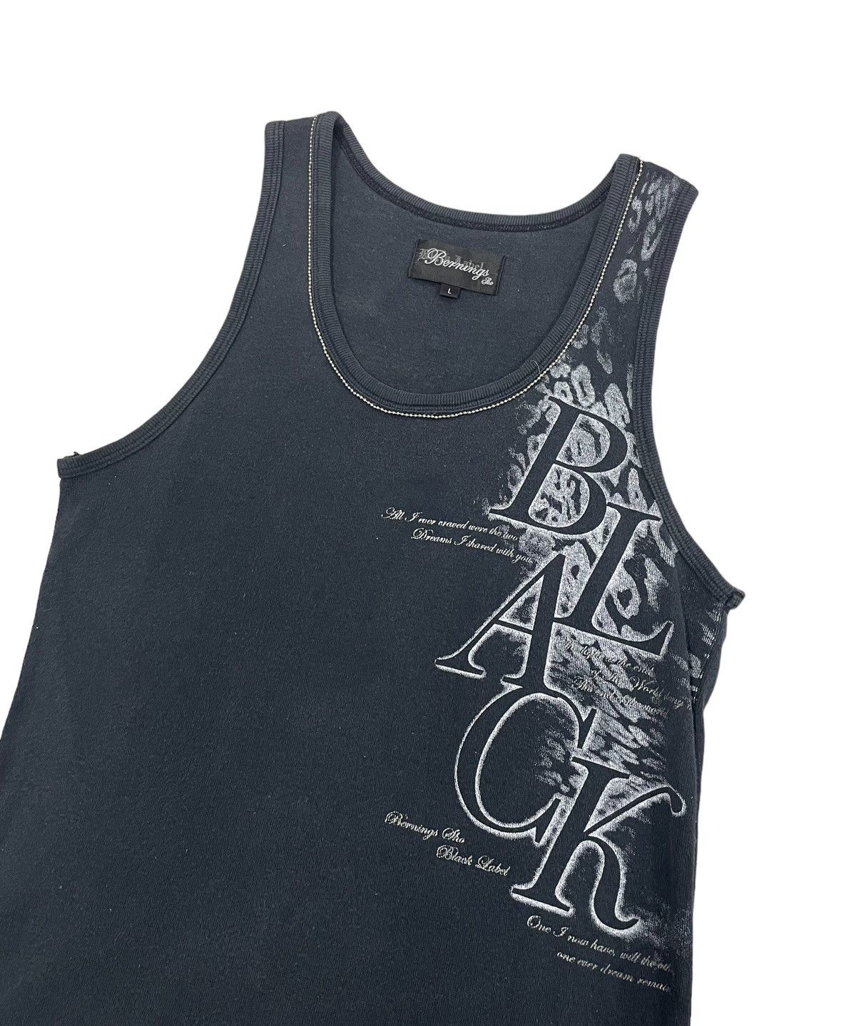 If Six Was Nine Bernings Sho Japan Tank Top Faded Navy Size US XS / EU 42 / 0 - 3 Thumbnail