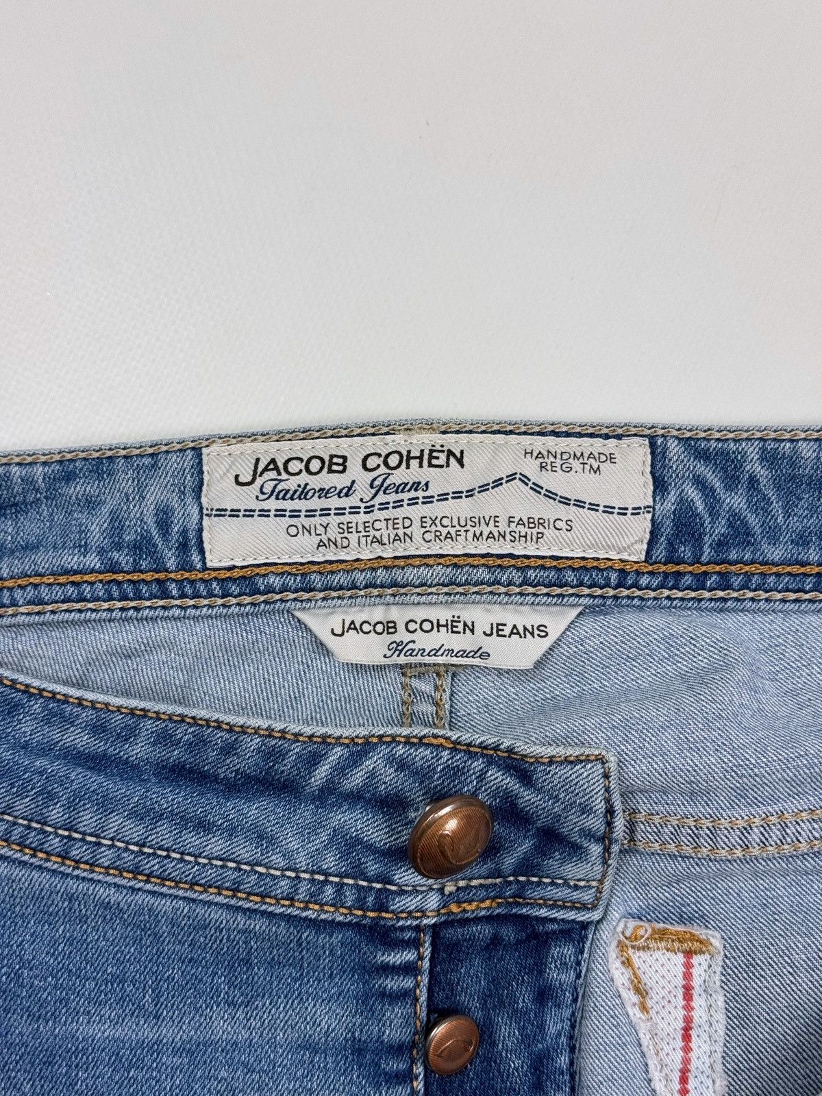 Jacob Cohen Distressed Jacob Cohen Washed Denim Jeans Made in Italy Size US 36 / EU 52 - 8 Thumbnail