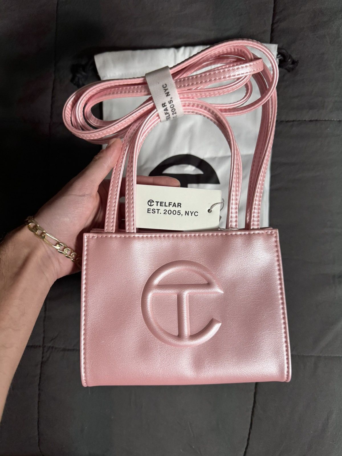 Telfar Small Pink Shopping Bag Ballerina