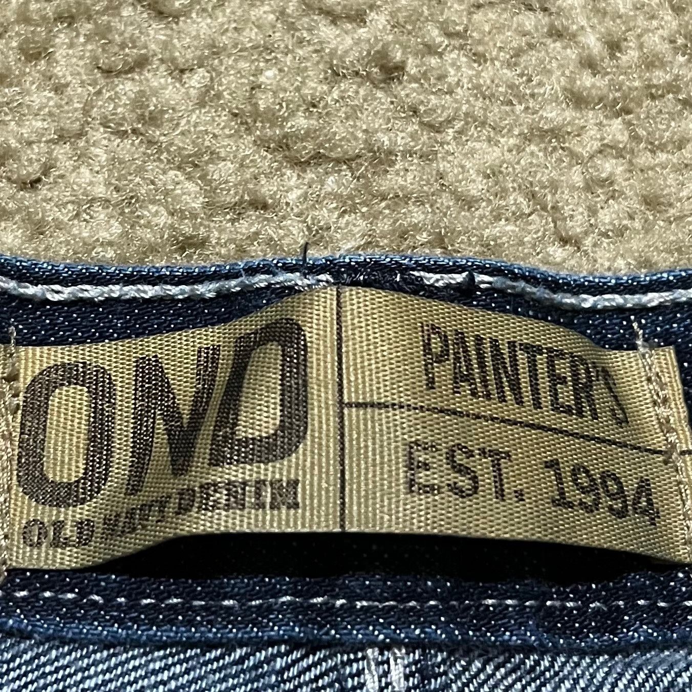 Old Navy Old Navy Painters Baggy Skater Wide Leg Dark Jeans 34Wx32L Size US 34 / EU 50 - 3 Thumbnail