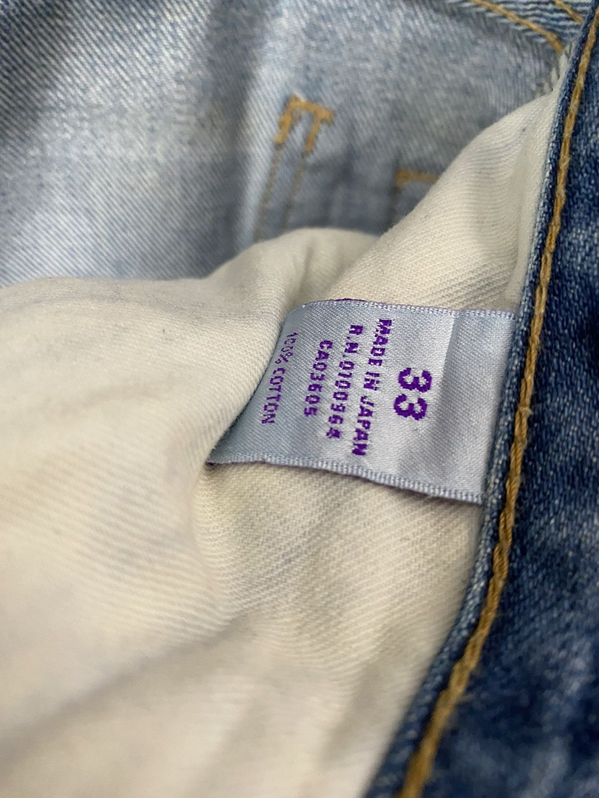 Prps RARE $638 PAINT SPLATTER MED WASH JAPAN DISTRESS JEANS DENIM Size US 33 - 6 Thumbnail