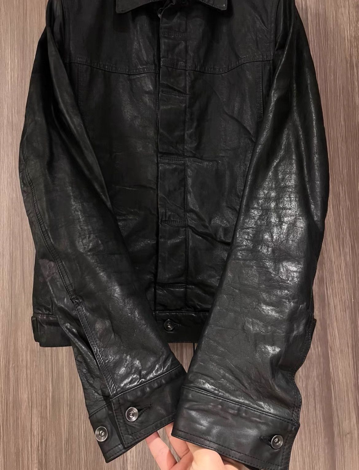 Rick Owens Rick Owens Archive SBW Waxed Denim Worker Jacket Size US S / EU 44-46 / 1 - 3 Thumbnail