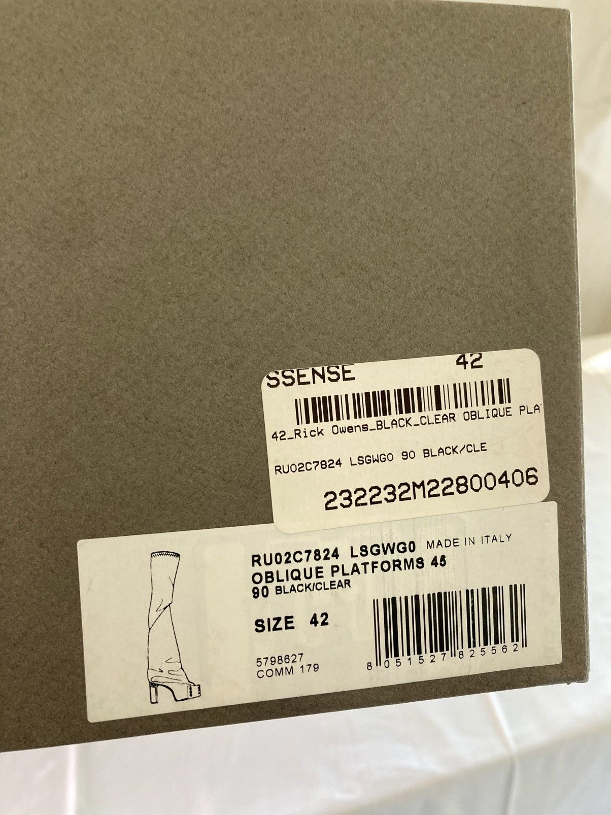 Rick Owens NEVER WORN / RICK OWENS Oblique Platforms Size US 9 / EU 42 - 20 Thumbnail