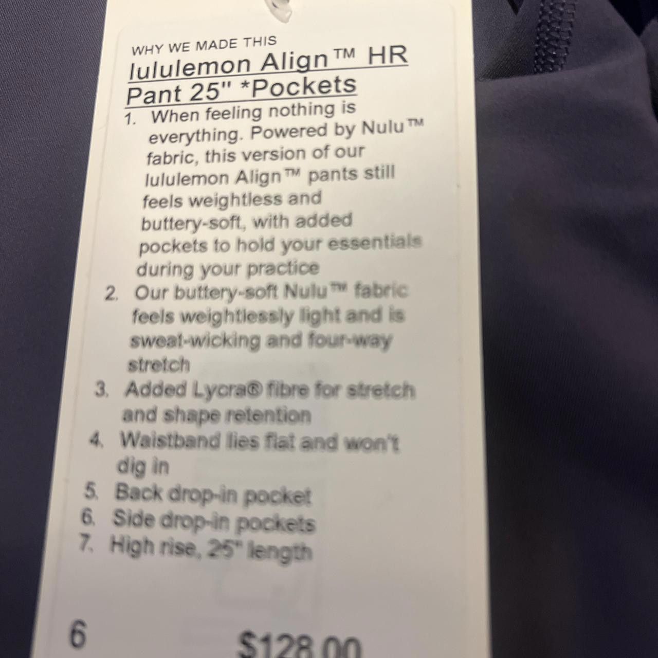 Lululemon Lululemon Women's Purple Legging Size 28" / US 6 / IT 42 - 3 Thumbnail