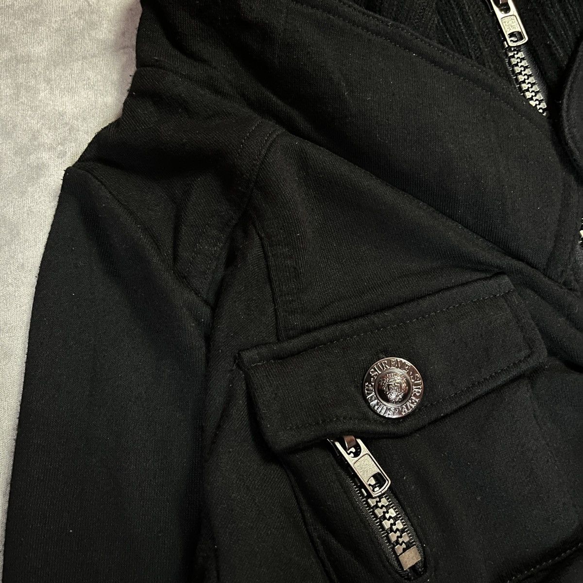 Japanese Brand 2000s Sureve - Vkei Japanese Ruched Jacket ifsix Lgb Gothic Size US M / EU 48-50 / 2 - 3 Thumbnail